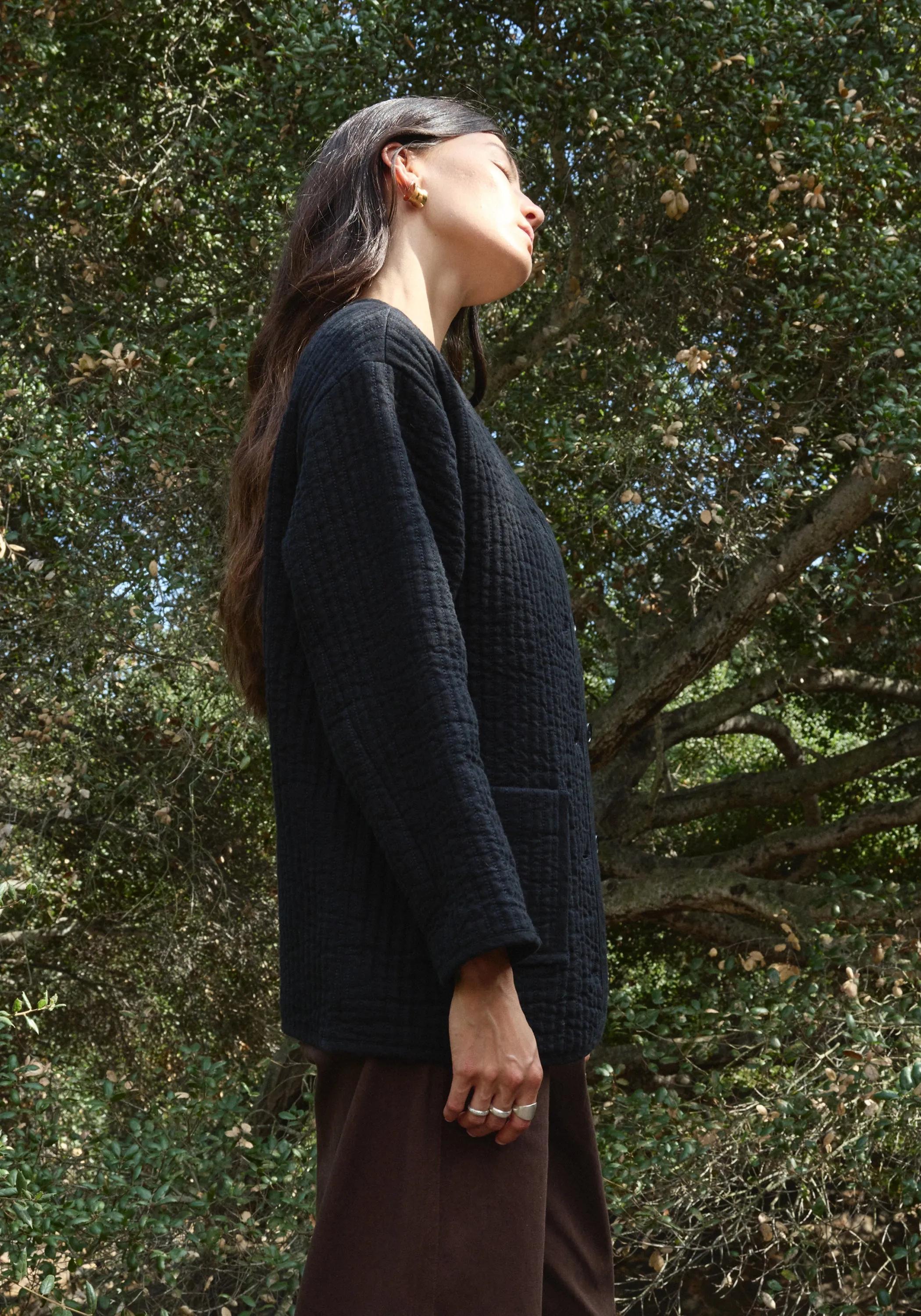 Quilted Jacket Black sold by First Rite product image thumbnail 5