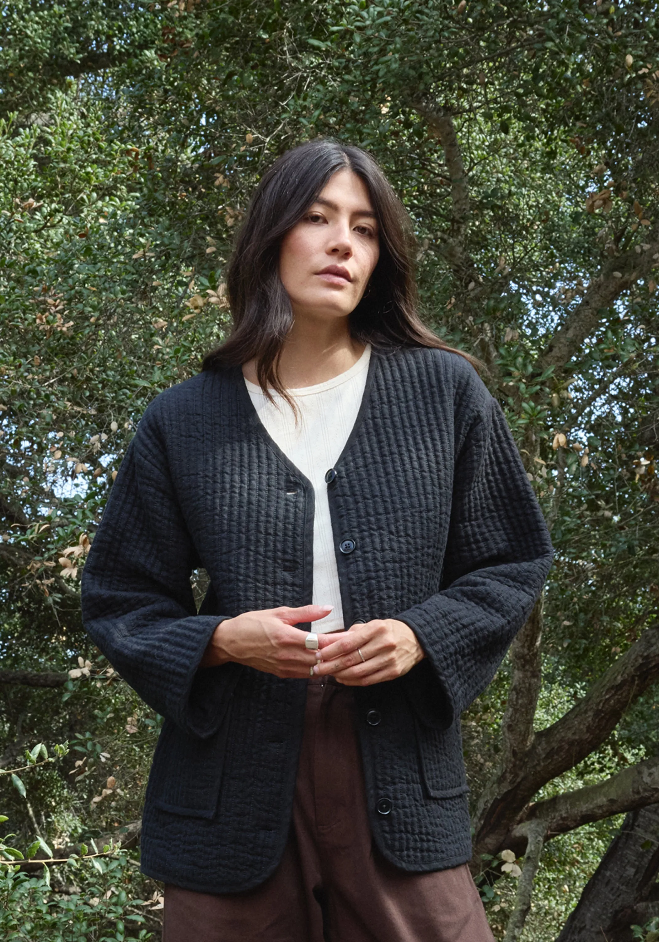 Quilted Jacket Black sold by First Rite product image thumbnail 3