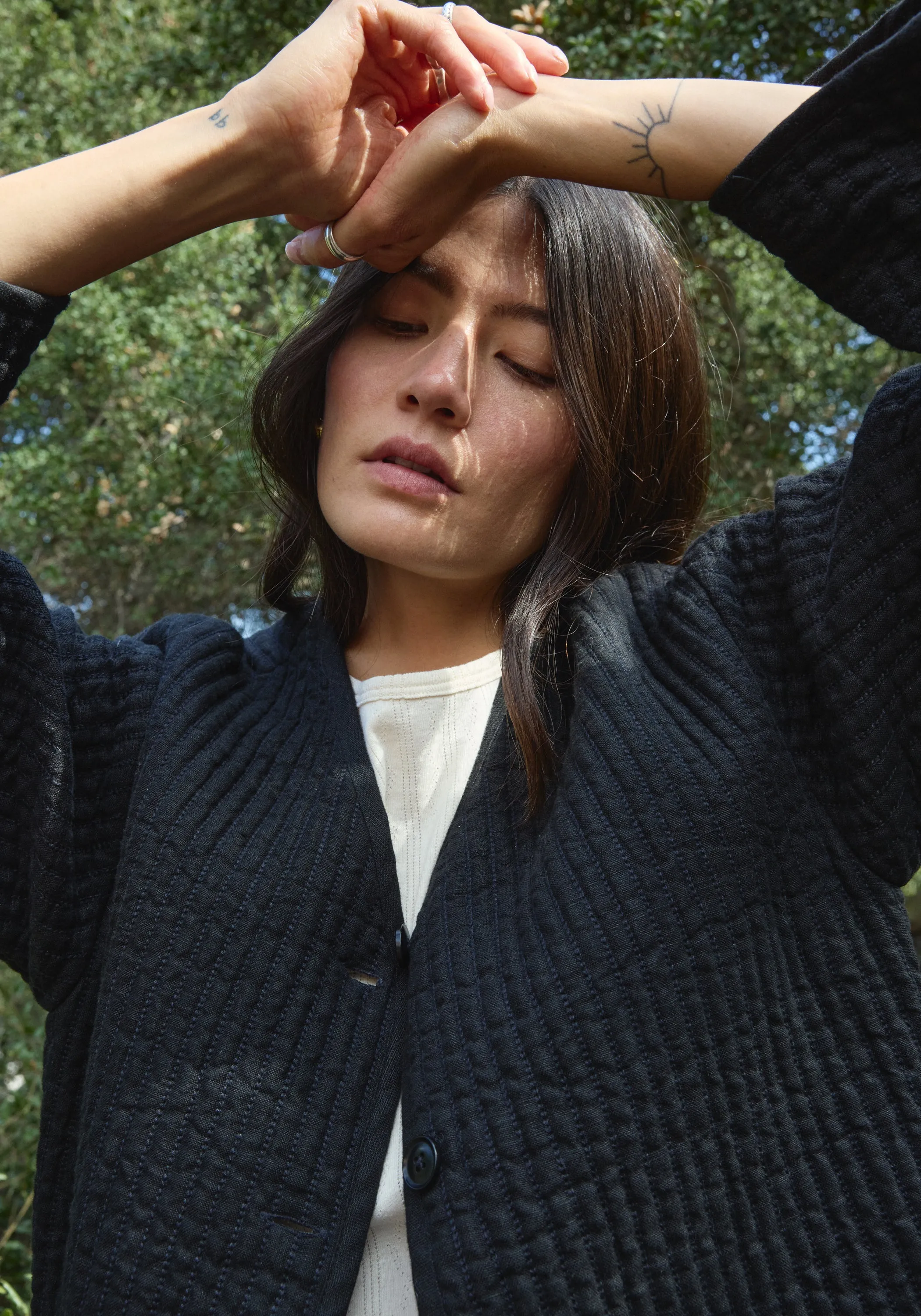 Quilted Jacket Black sold by First Rite product image thumbnail 4