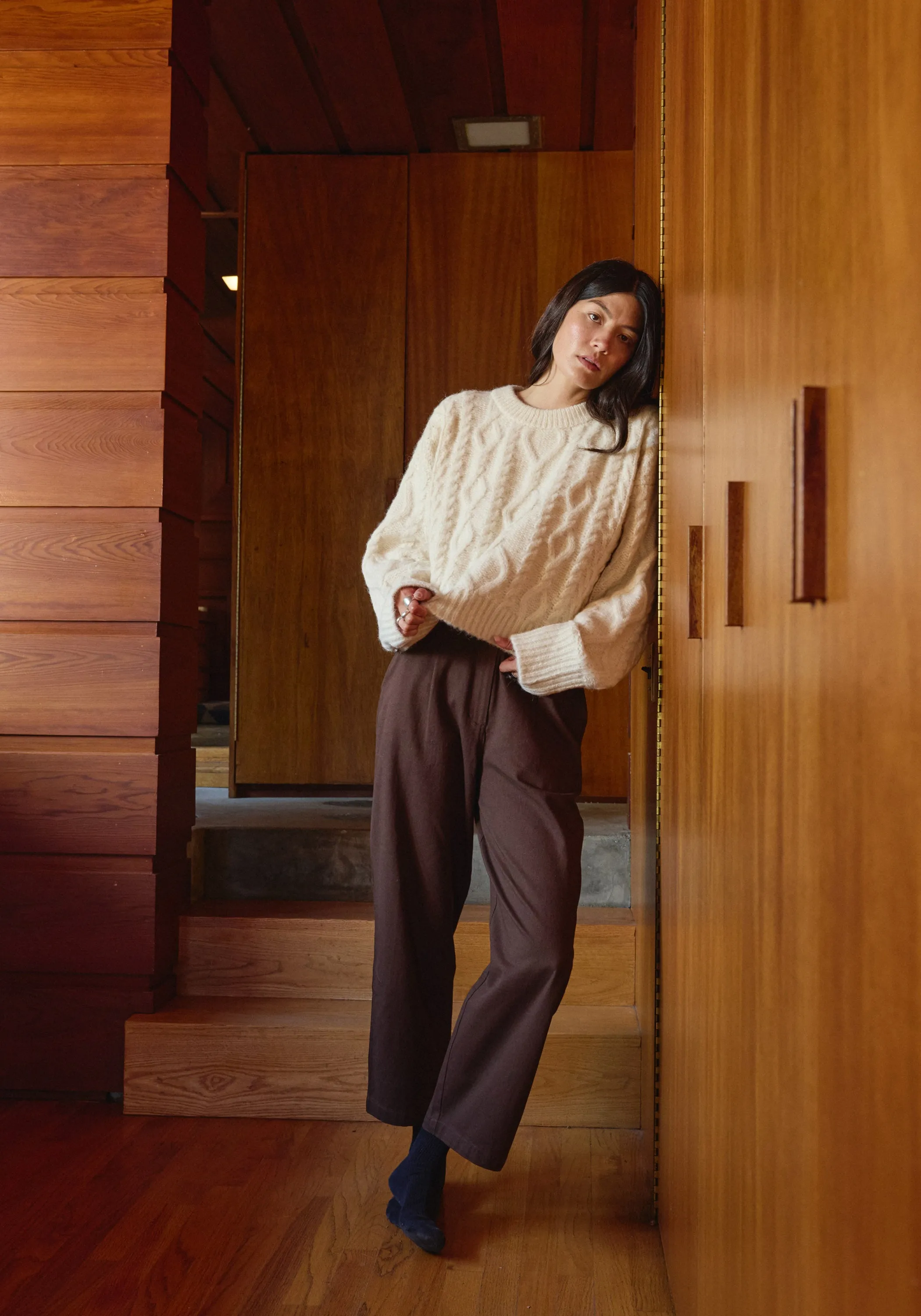 Luca Trouser Walnut Twill sold by First Rite product image thumbnail 5