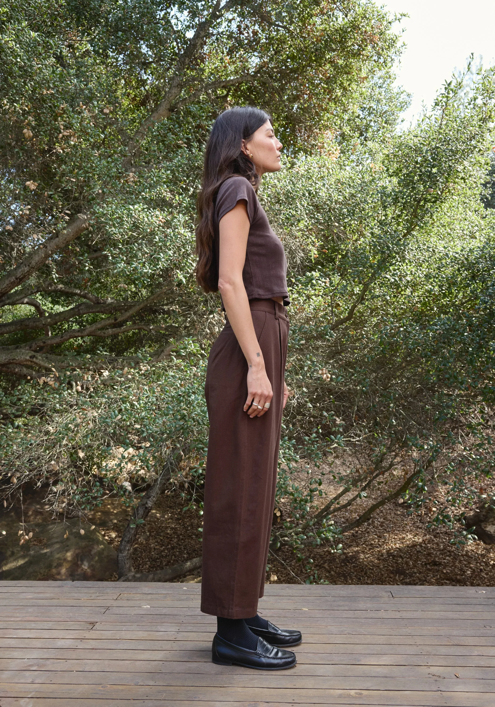 Luca Trouser Walnut Twill sold by First Rite product image thumbnail 3