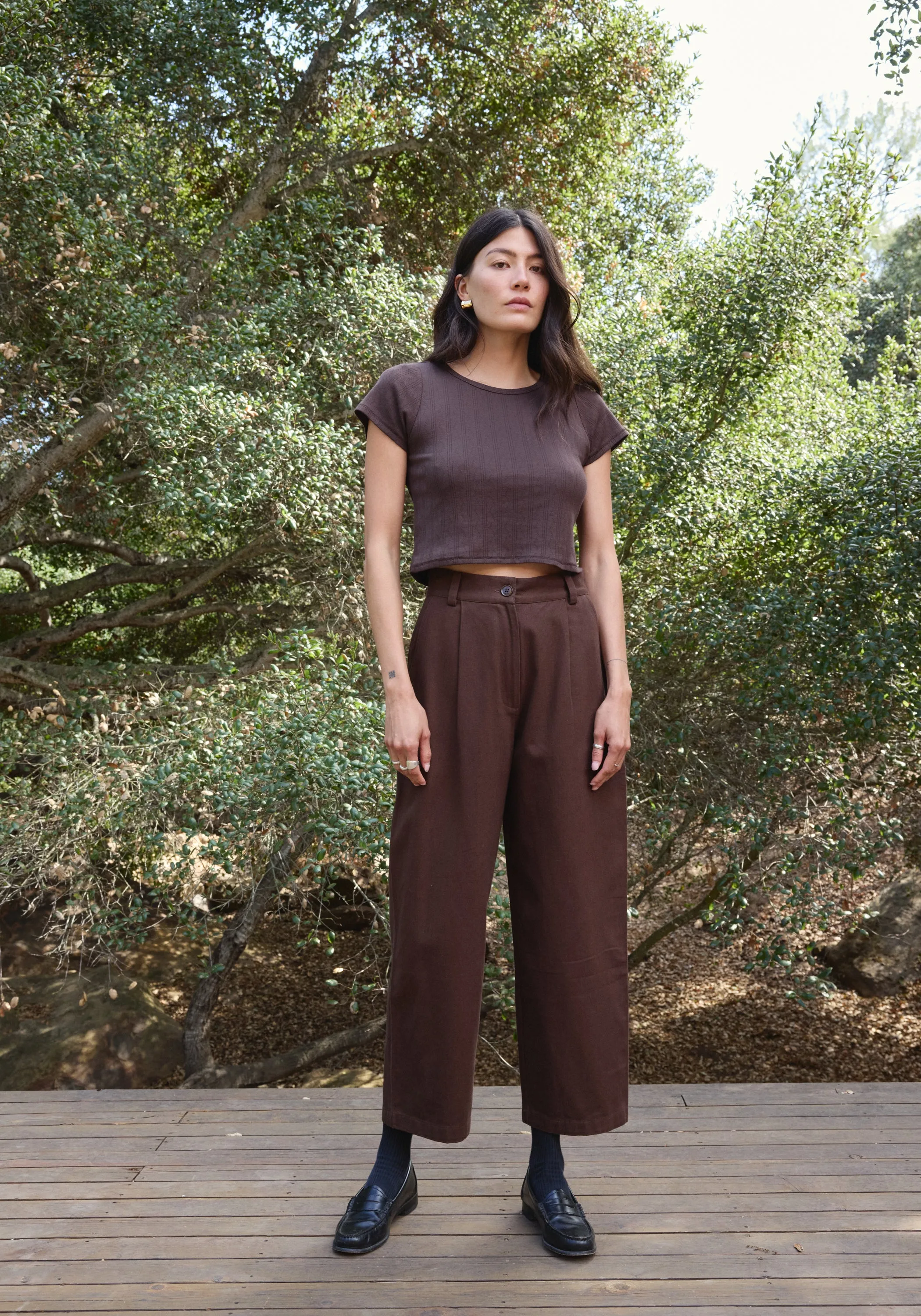 Luca Trouser Walnut Twill sold by First Rite product image thumbnail 4