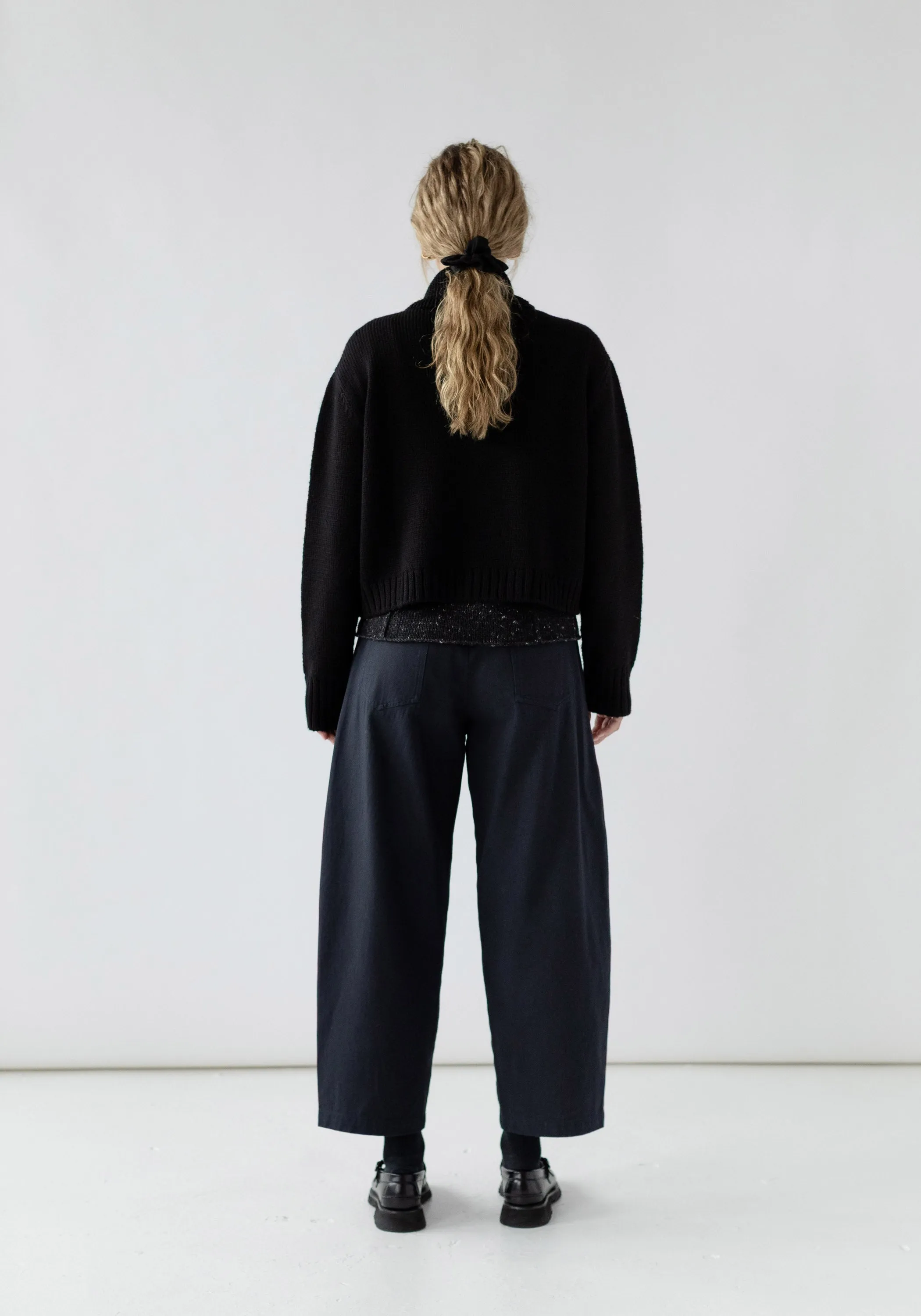 Zip Up Cardigan Black sold by First Rite product image thumbnail 4