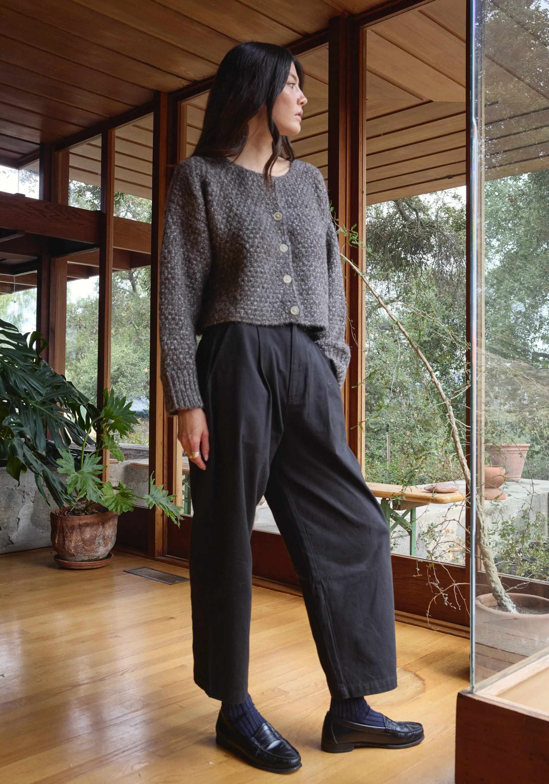 Quinn Cardigan Charcoal sold by First Rite product image thumbnail 3