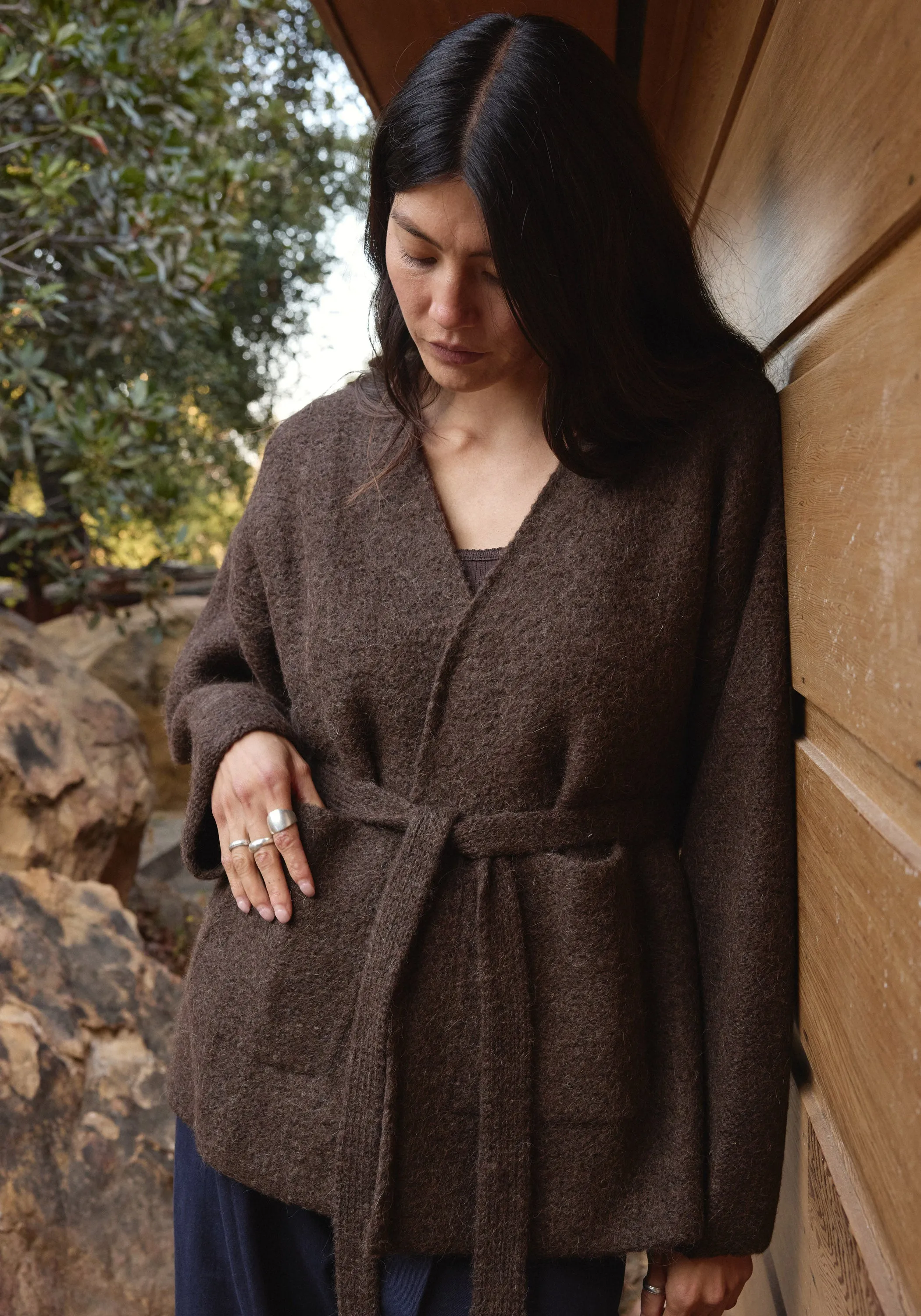 Felted Sweater Coat Walnut sold by First Rite product image thumbnail 2
