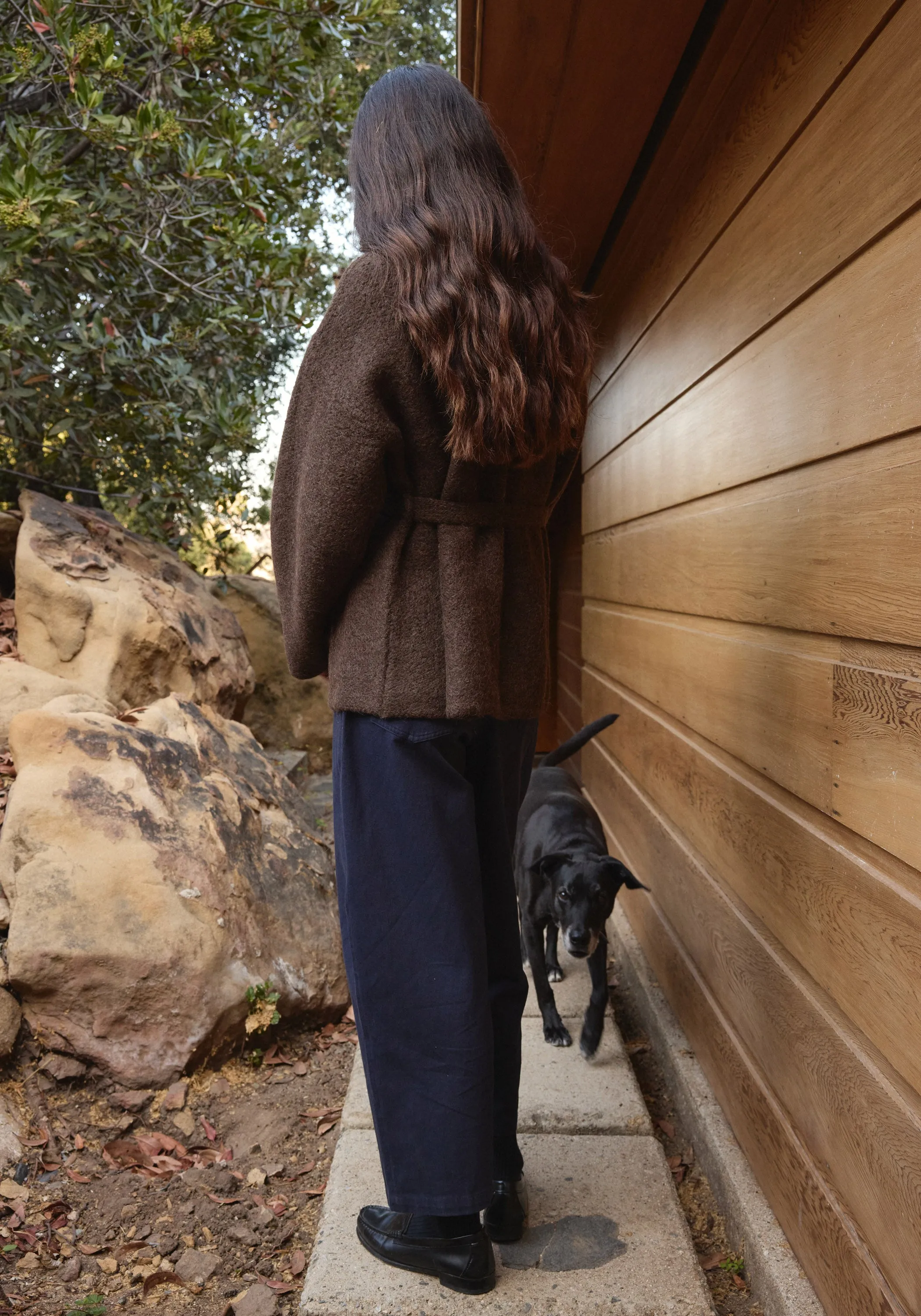 Felted Sweater Coat Walnut sold by First Rite product image thumbnail 4