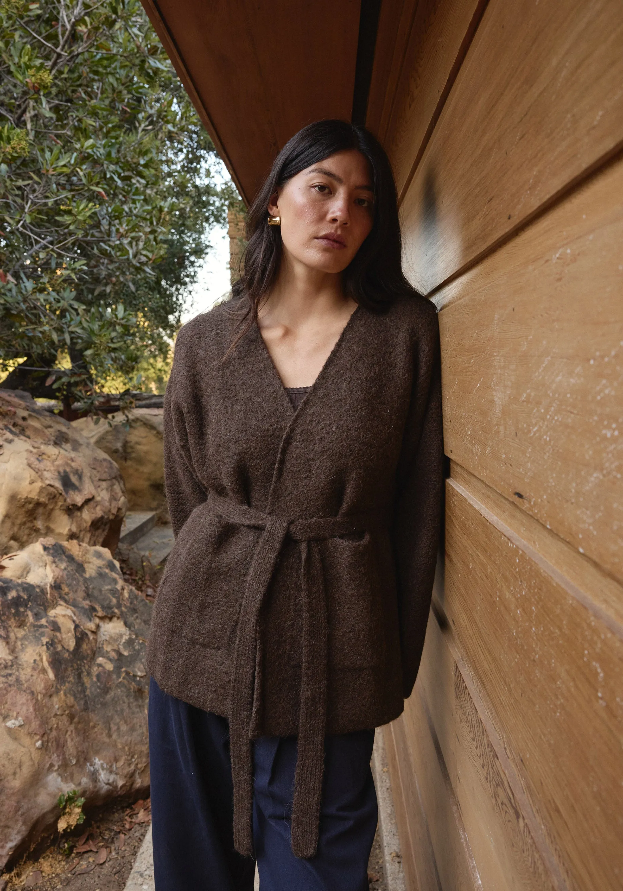 Felted Sweater Coat Walnut sold by First Rite product image thumbnail 3