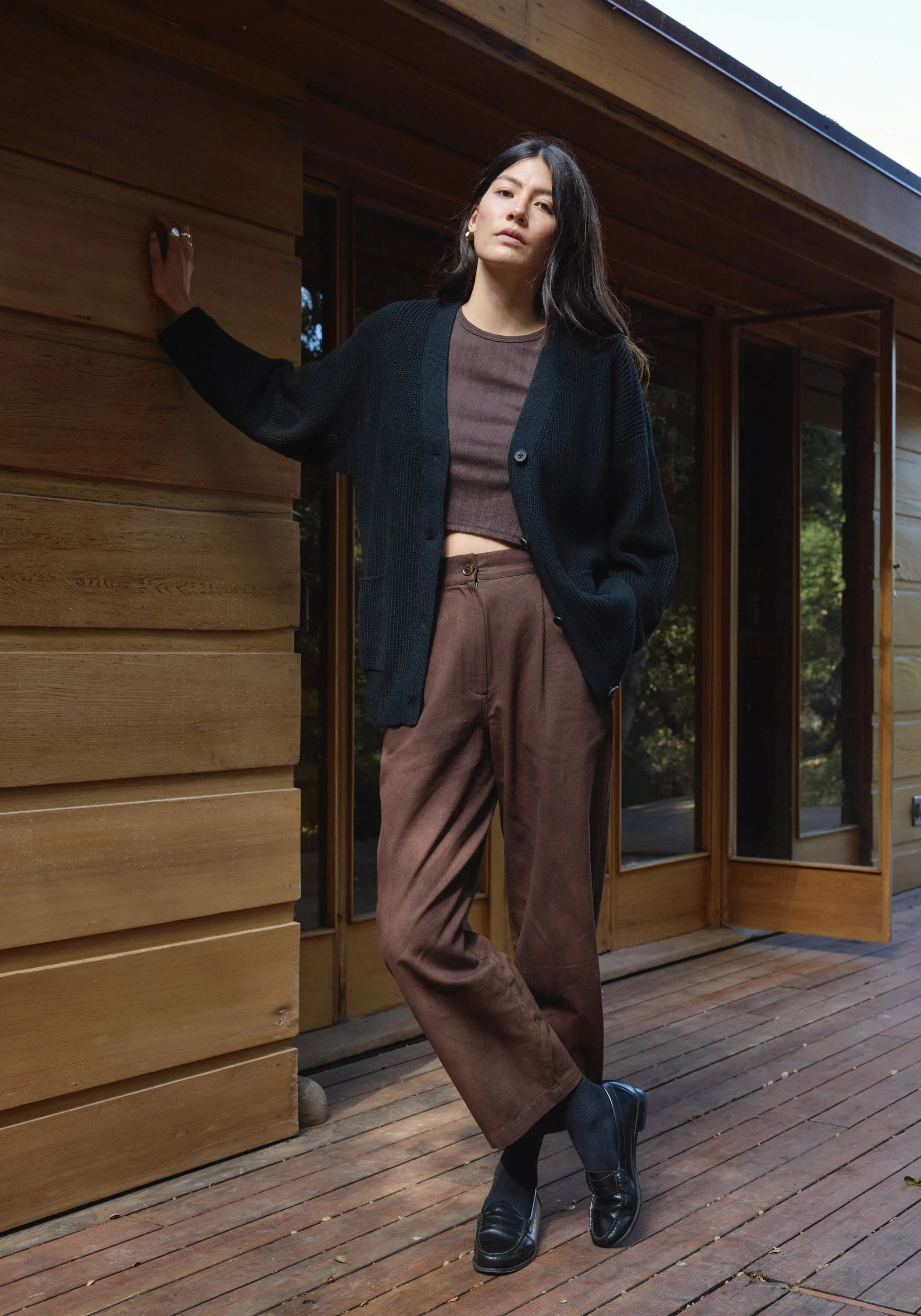 Maia Cardigan Black sold by First Rite