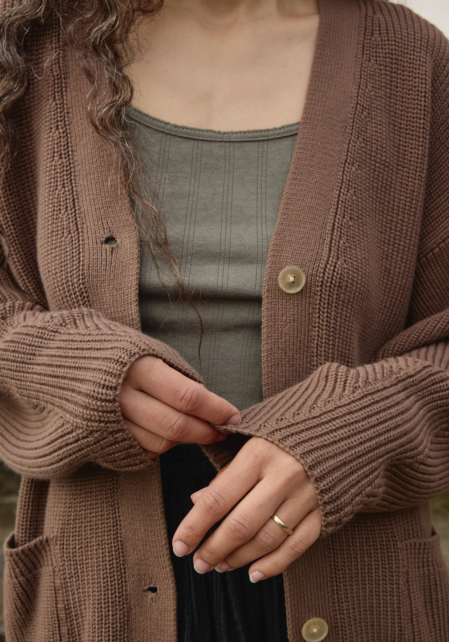 Maia Cardigan Cocoa sold by First Rite product image thumbnail 5