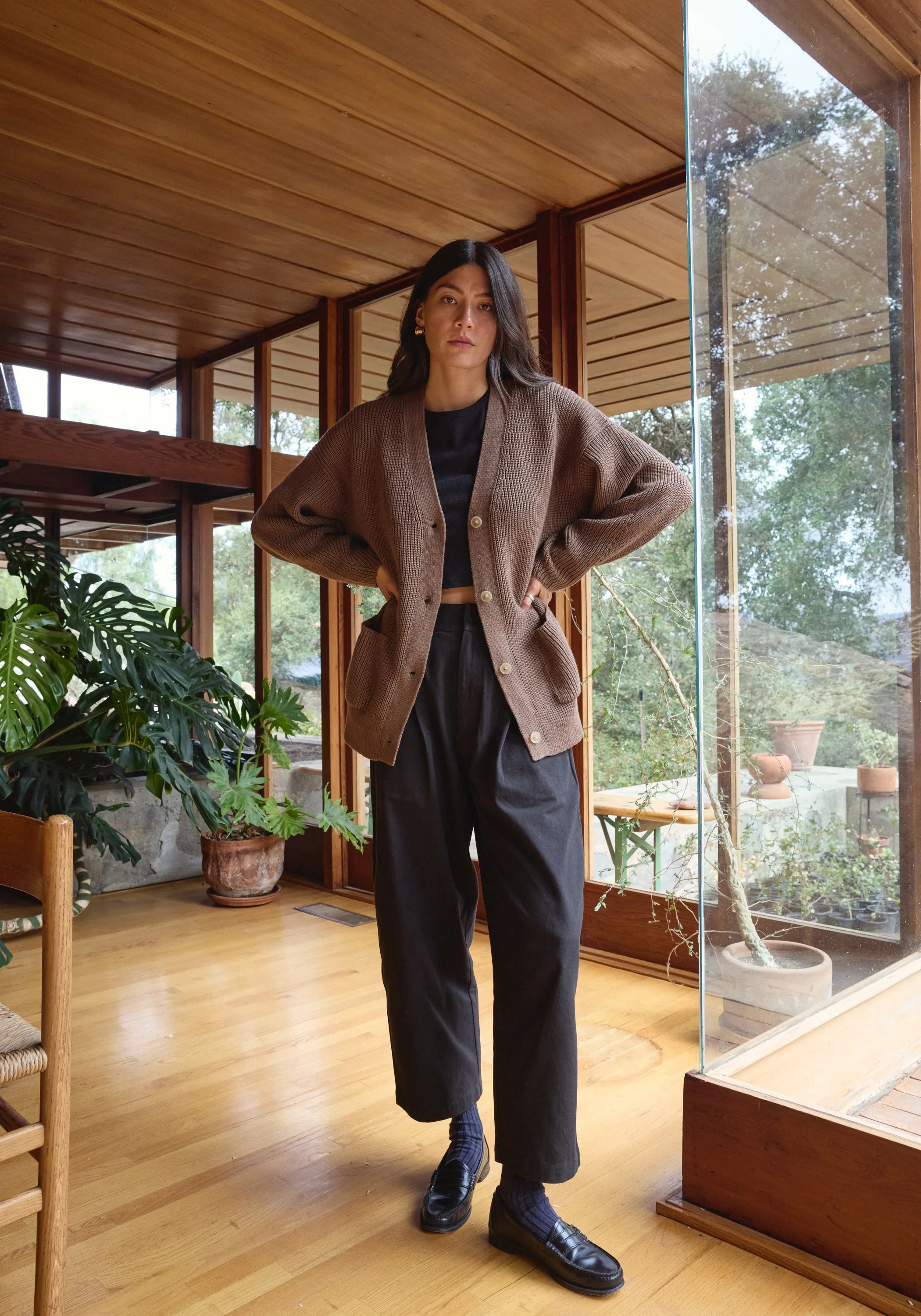 Maia Cardigan Cocoa sold by First Rite product image thumbnail 2