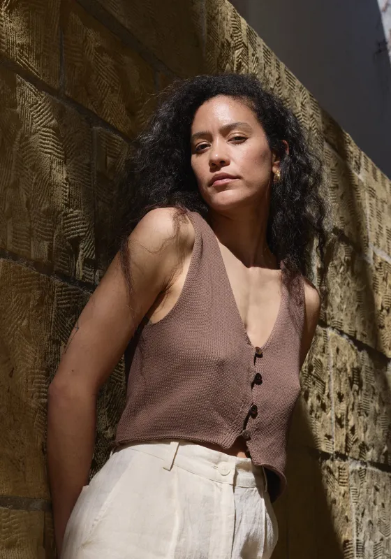 Clio Vest Cocoa made by First Rite