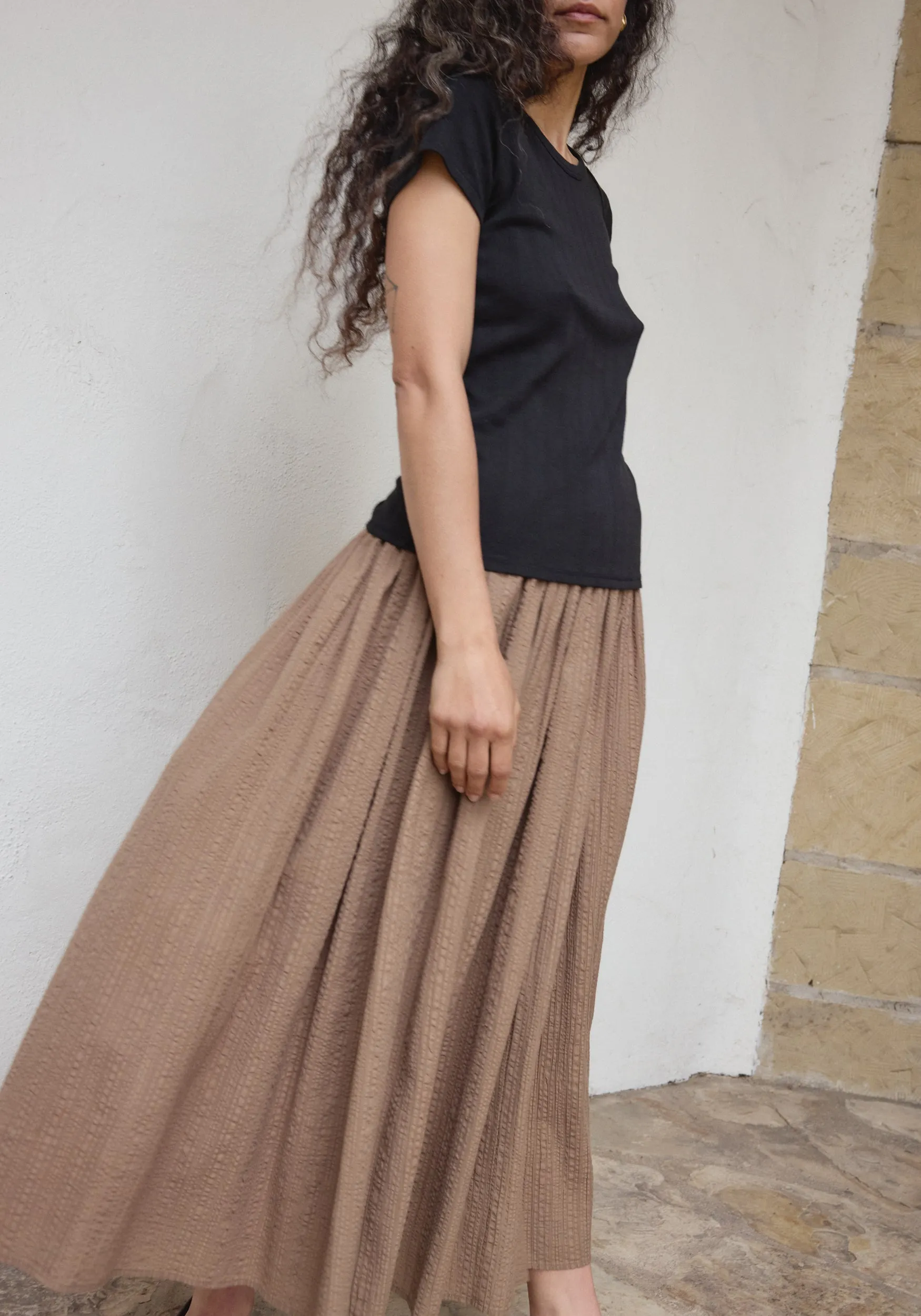 Pointelle Tee Black sold by First Rite product image thumbnail 3