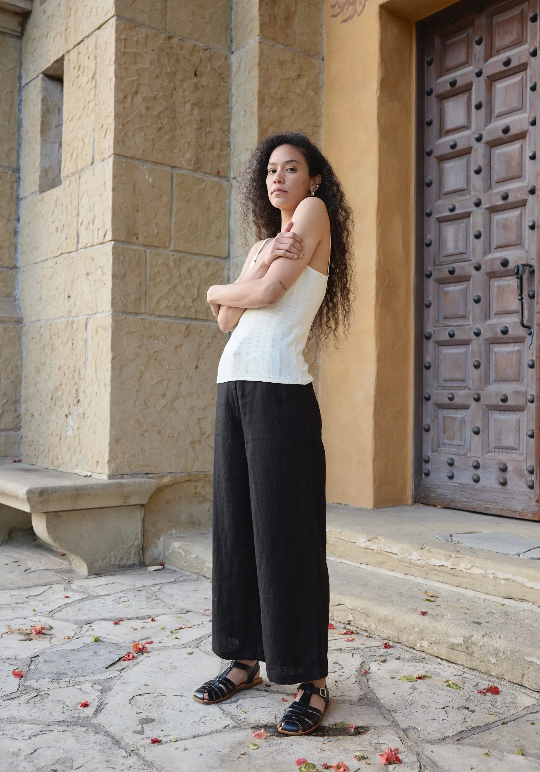 Pointelle Camisole Natural sold by First Rite product image thumbnail 2