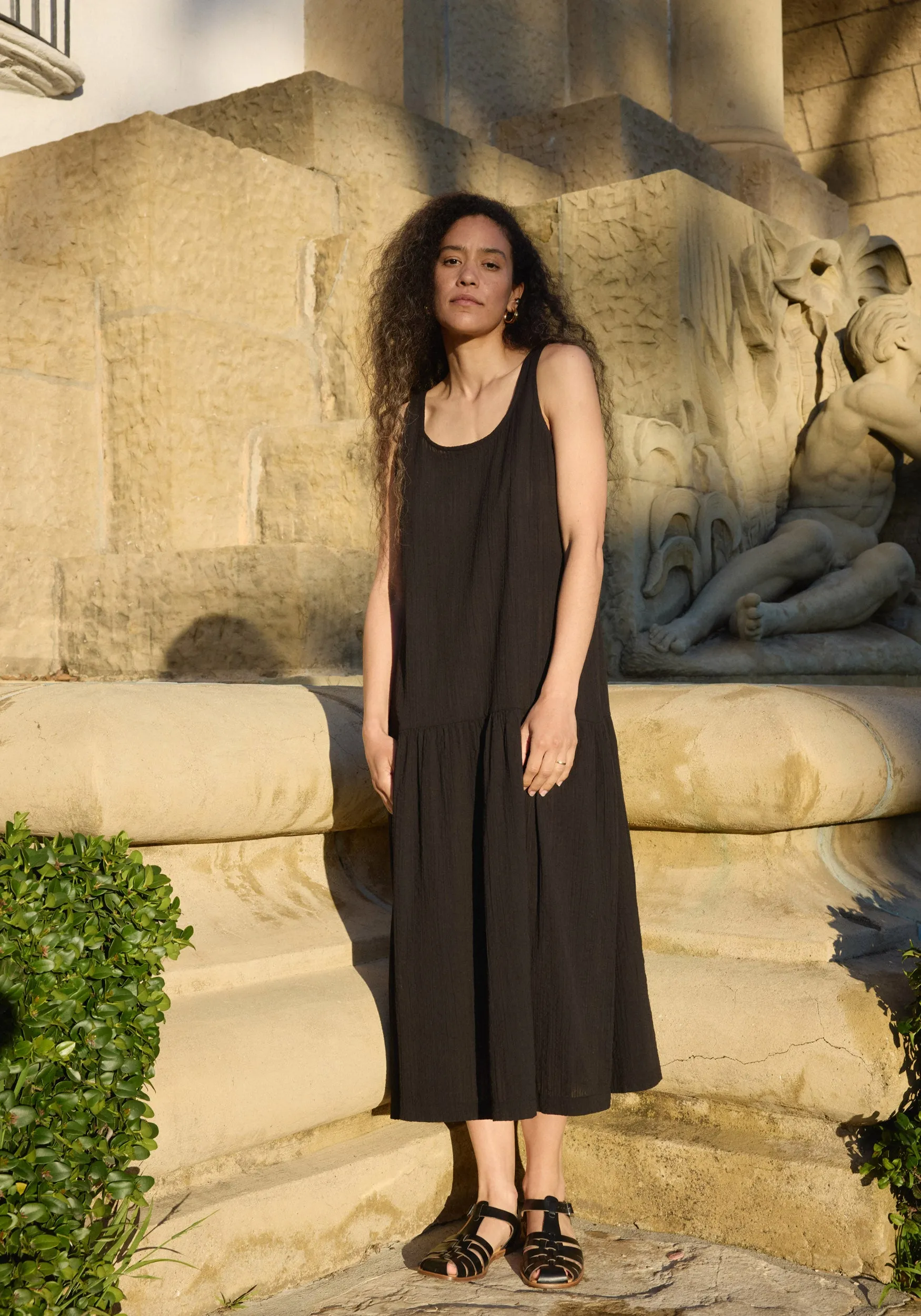 Drop Waist Dress Black sold by First Rite product image thumbnail 3