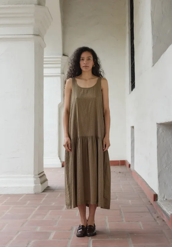 Drop Waist Dress Cocoa made by First Rite