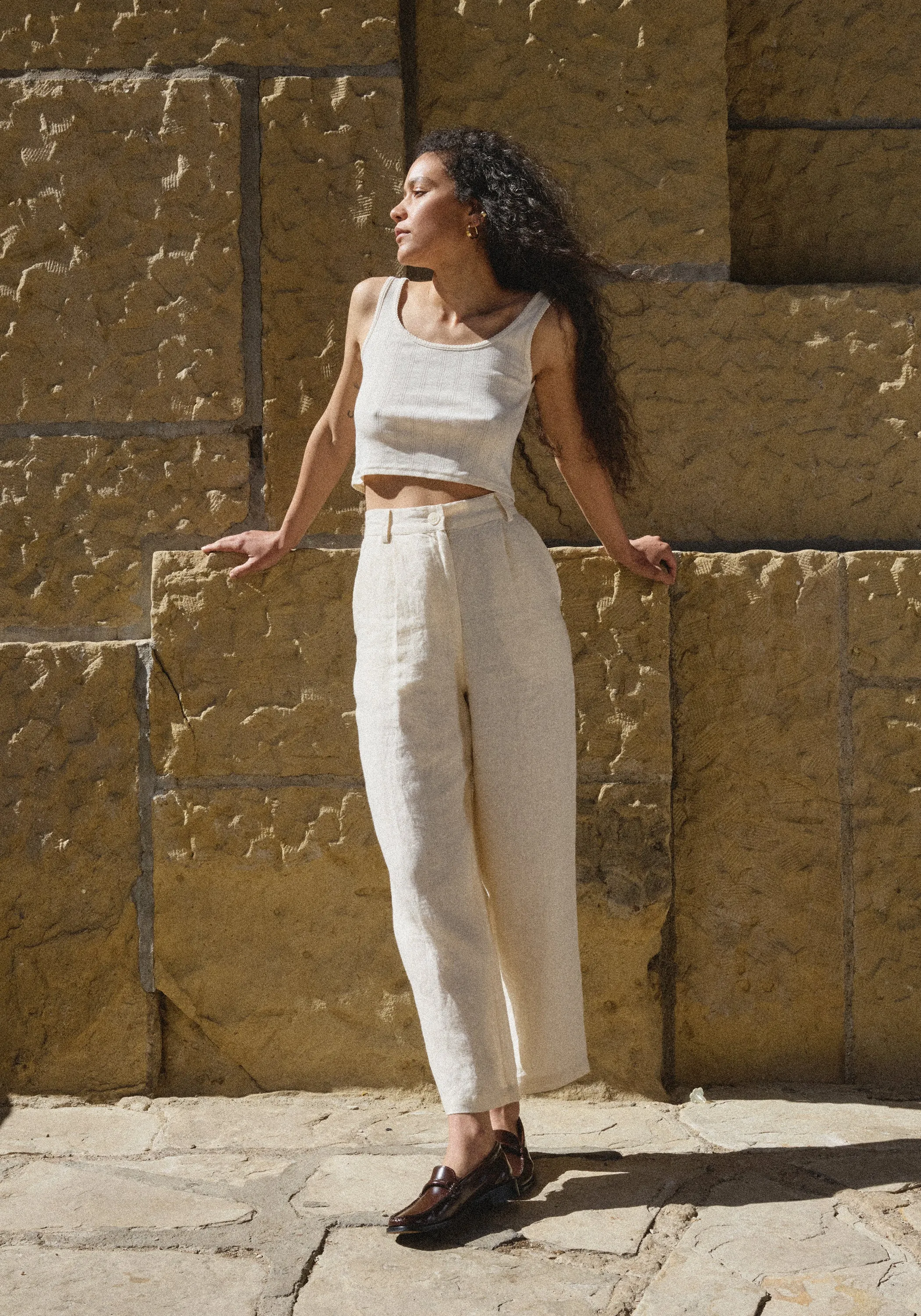 Luca Trouser Salt sold by First Rite