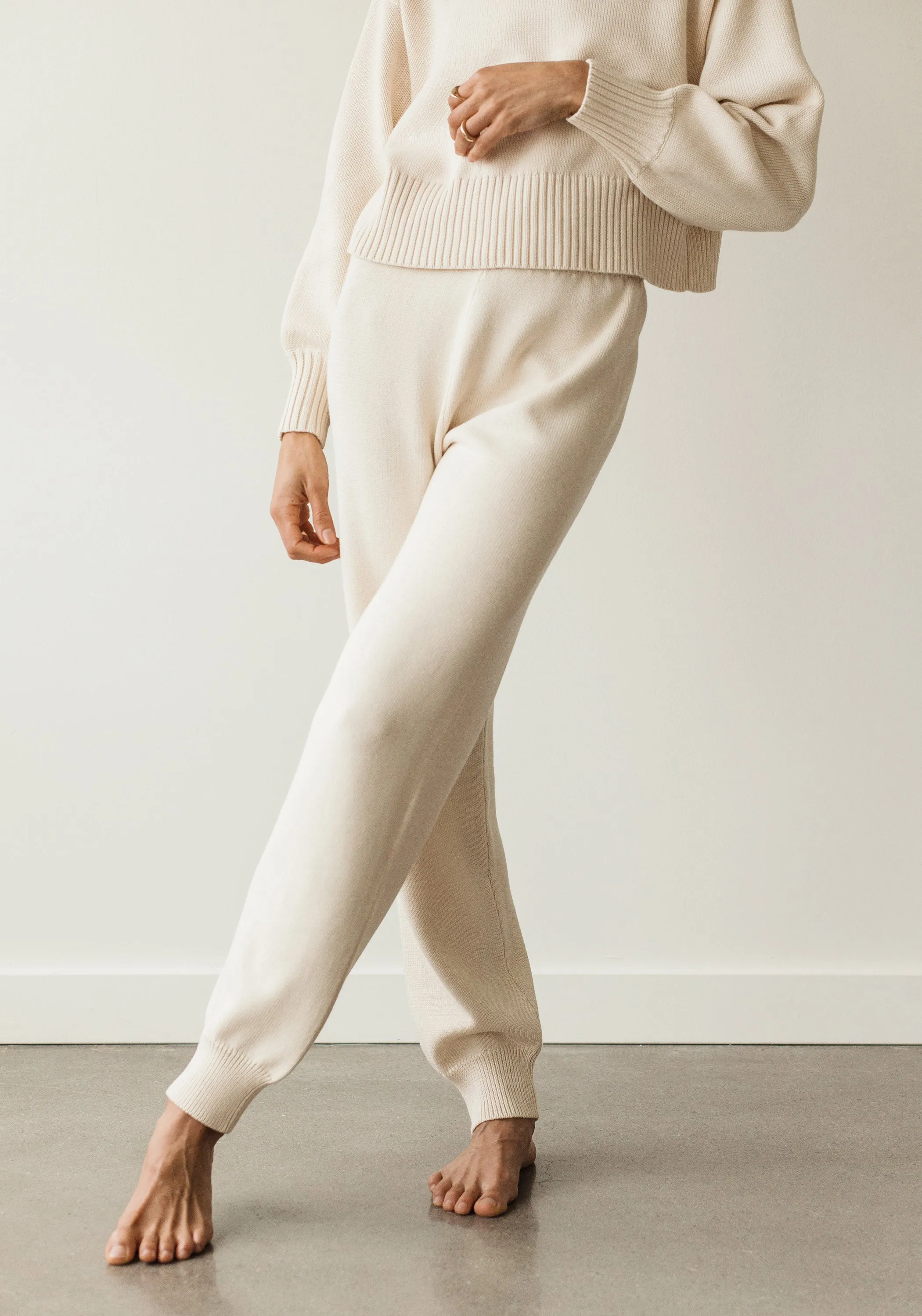 Lounge Pant Ivory sold by First Rite product image thumbnail 3