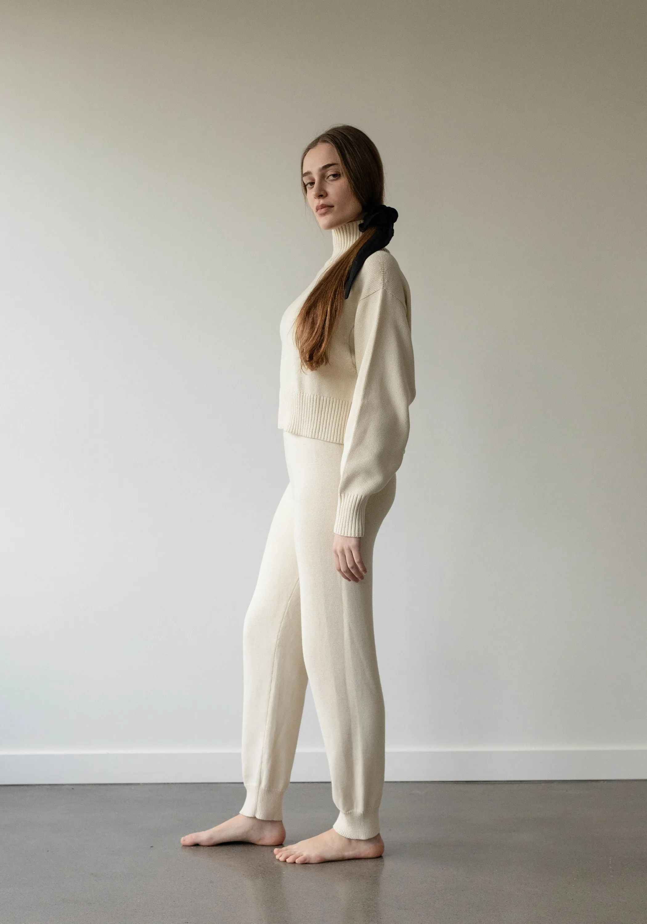 Lounge Pant Ivory sold by First Rite product image thumbnail 5