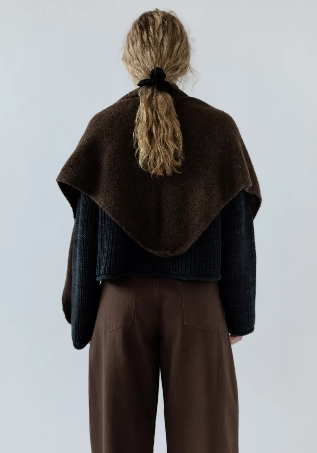 Felted Shawl Scarf Walnut sold by First Rite product image thumbnail 3