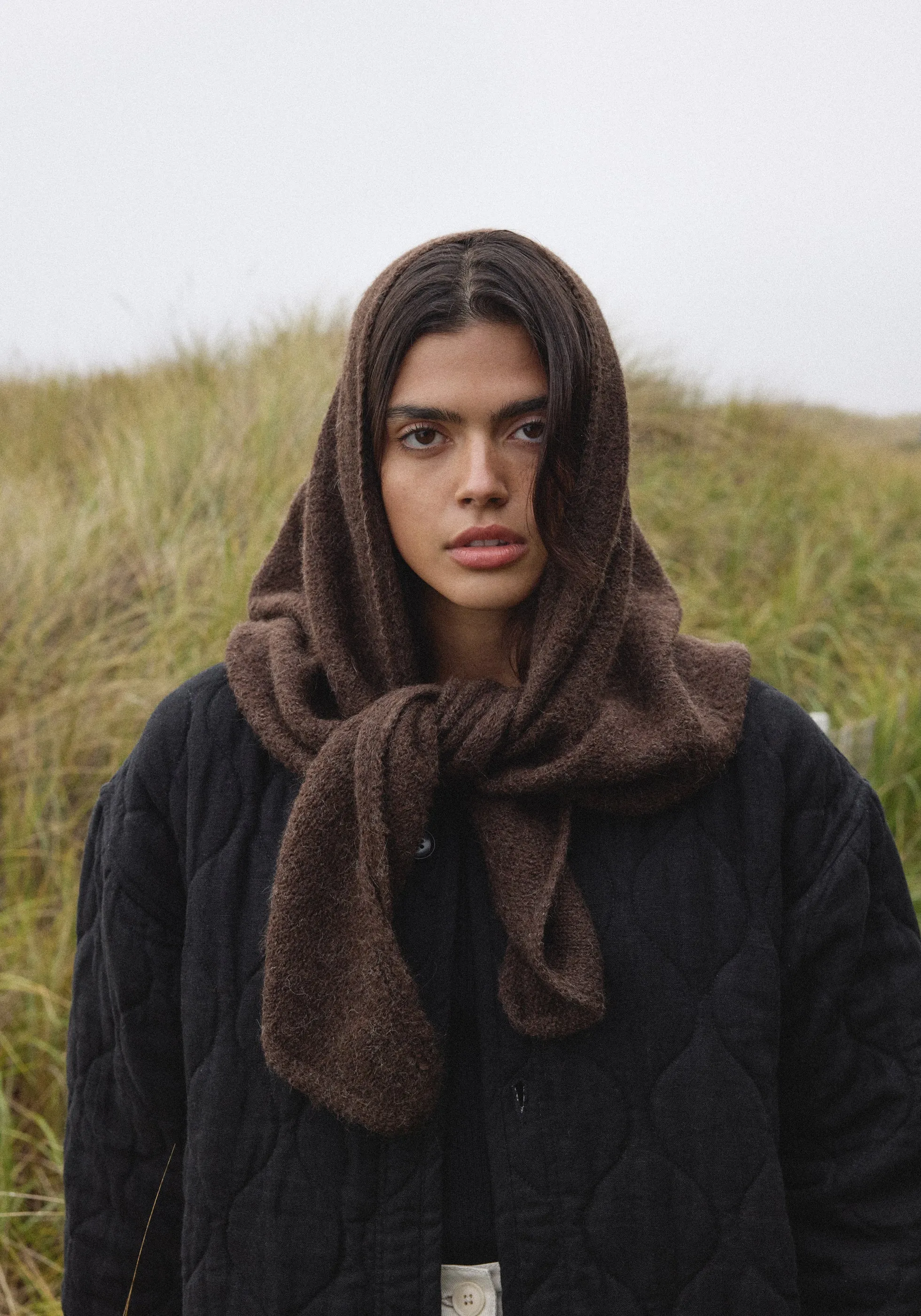Felted Shawl Scarf Walnut sold by First Rite product image thumbnail 5