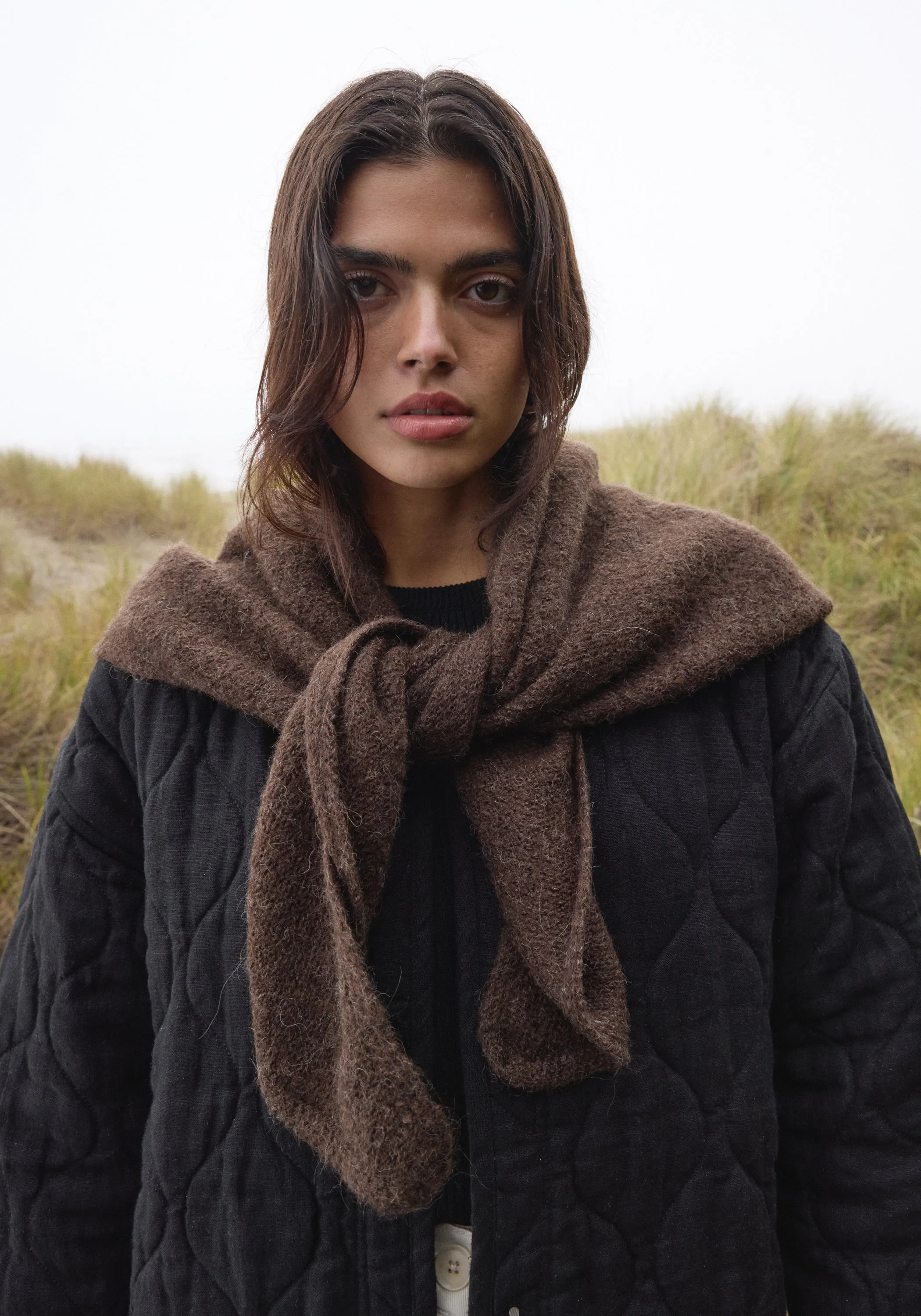 Felted Shawl Scarf Walnut sold by First Rite product image thumbnail 4