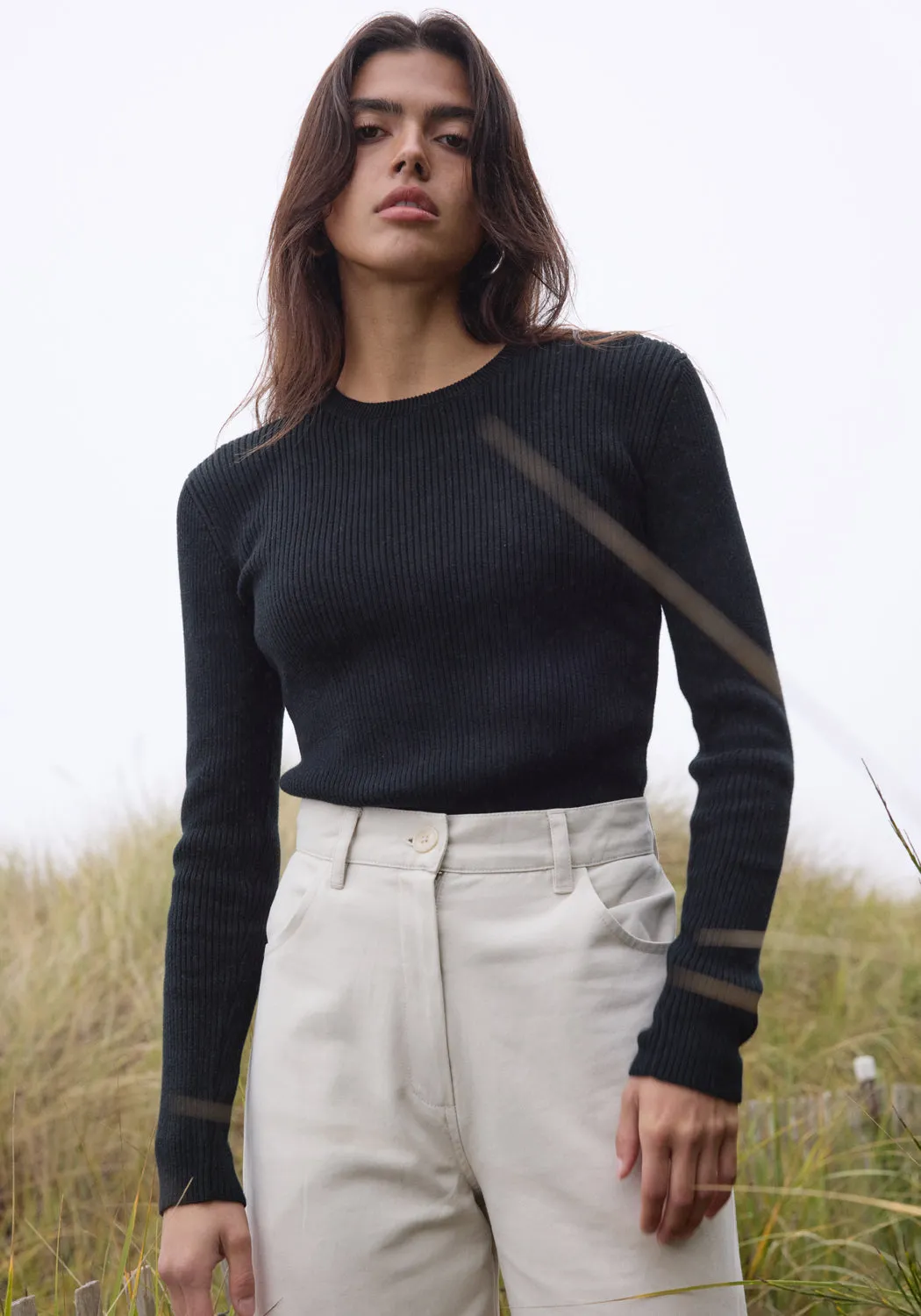 Wide Trouser Stone Brushed Twill sold by First Rite product image thumbnail 4