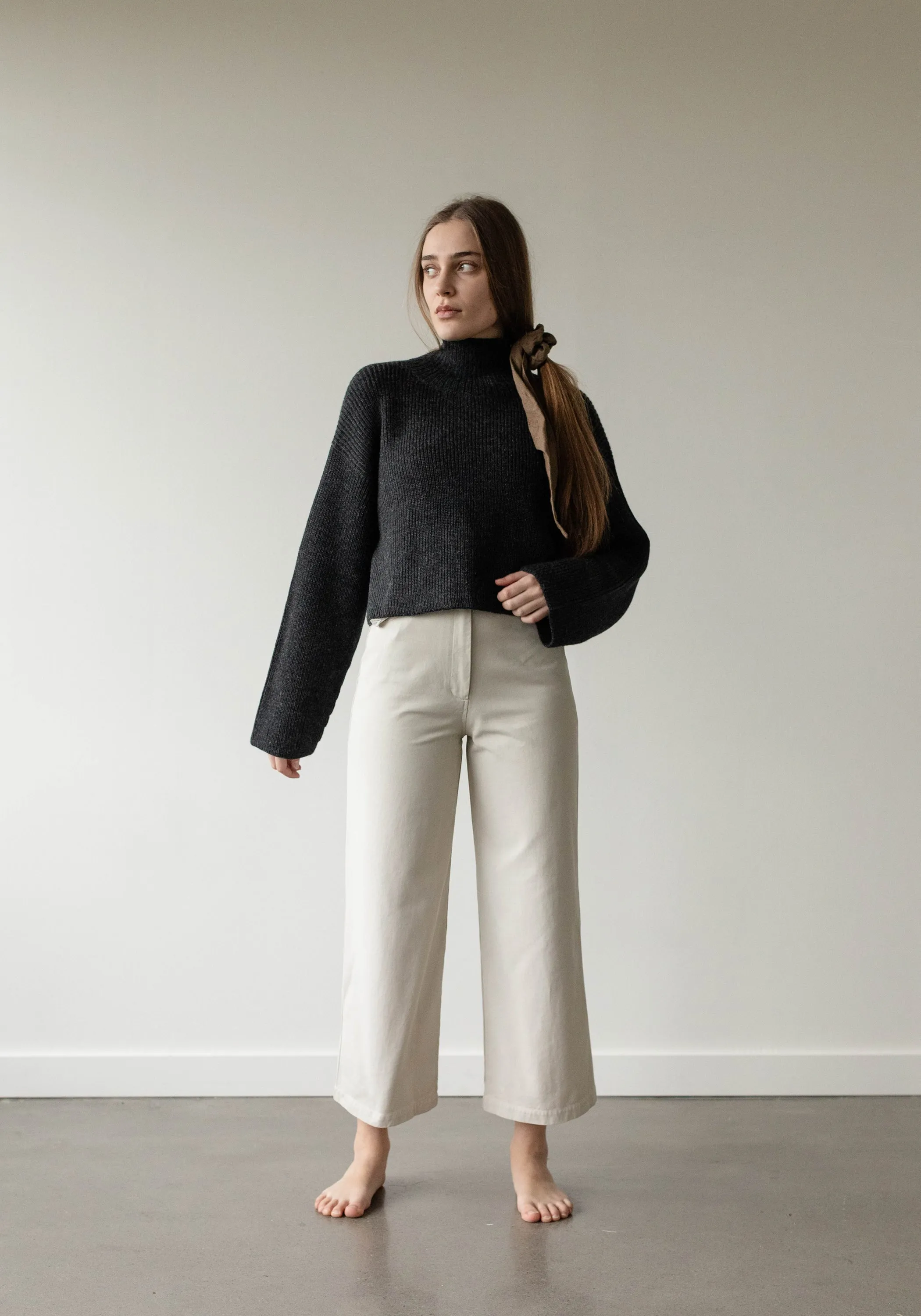 Wide Trouser Stone Brushed Twill sold by First Rite product image thumbnail 5