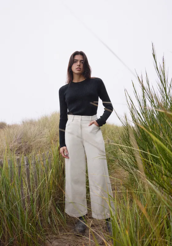 Wide Trouser Stone Brushed Twill made by First Rite