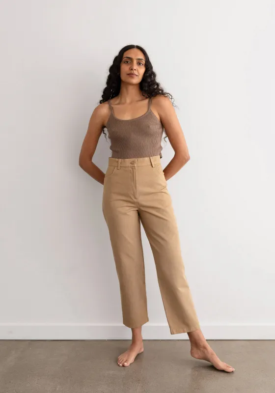 Narrow Trouser Camel sold by First Rite