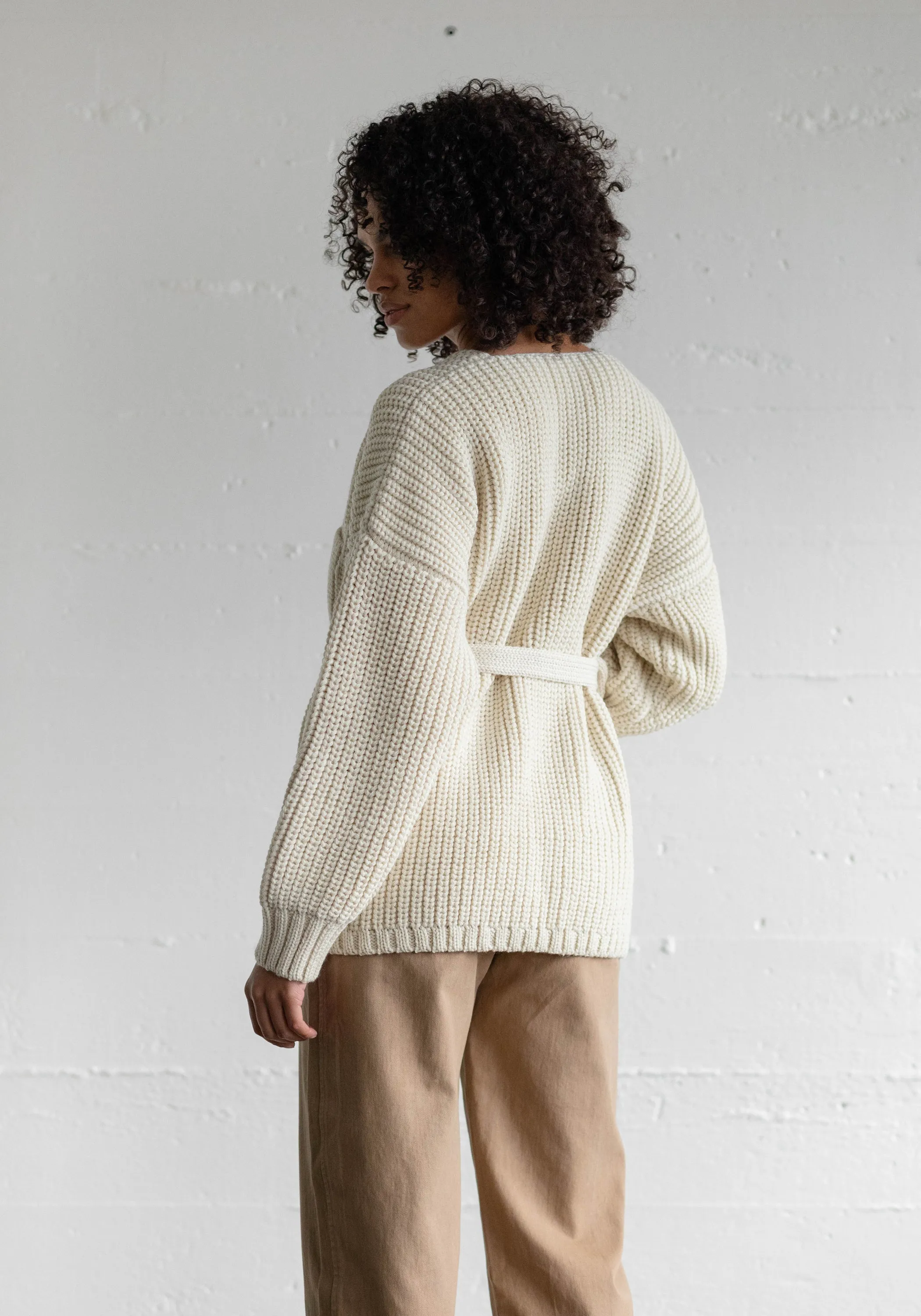 Sweater Coat Undyed Ivory sold by First Rite product image thumbnail 5