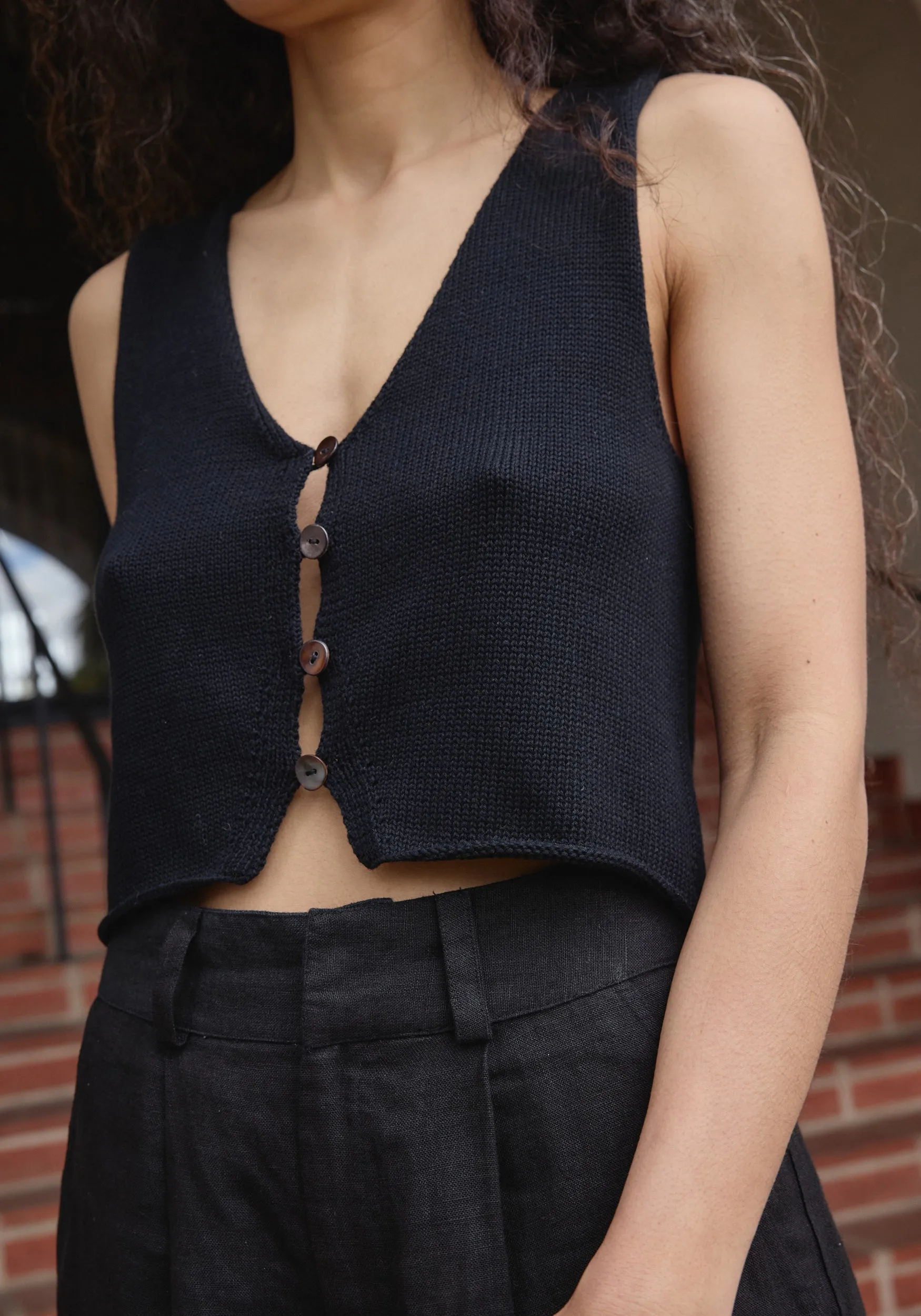 Clio Vest Black sold by First Rite