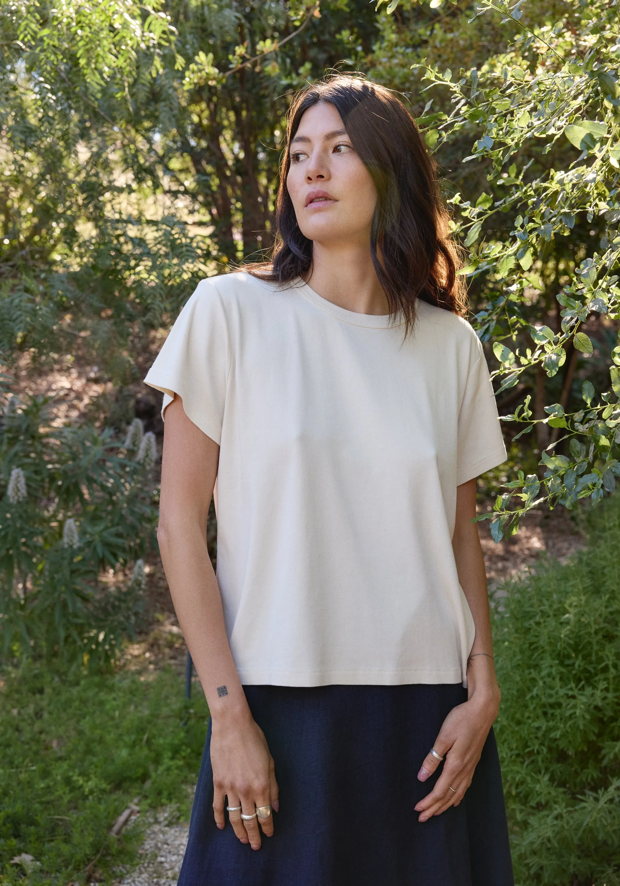 Basic Tee Natural sold by First Rite product image thumbnail 2