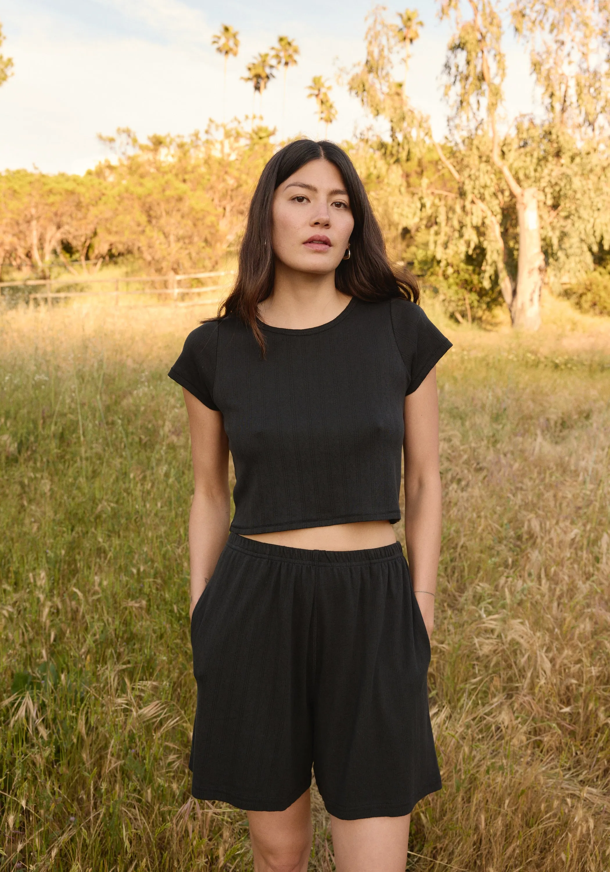 Pointelle Short Black sold by First Rite product image thumbnail 3