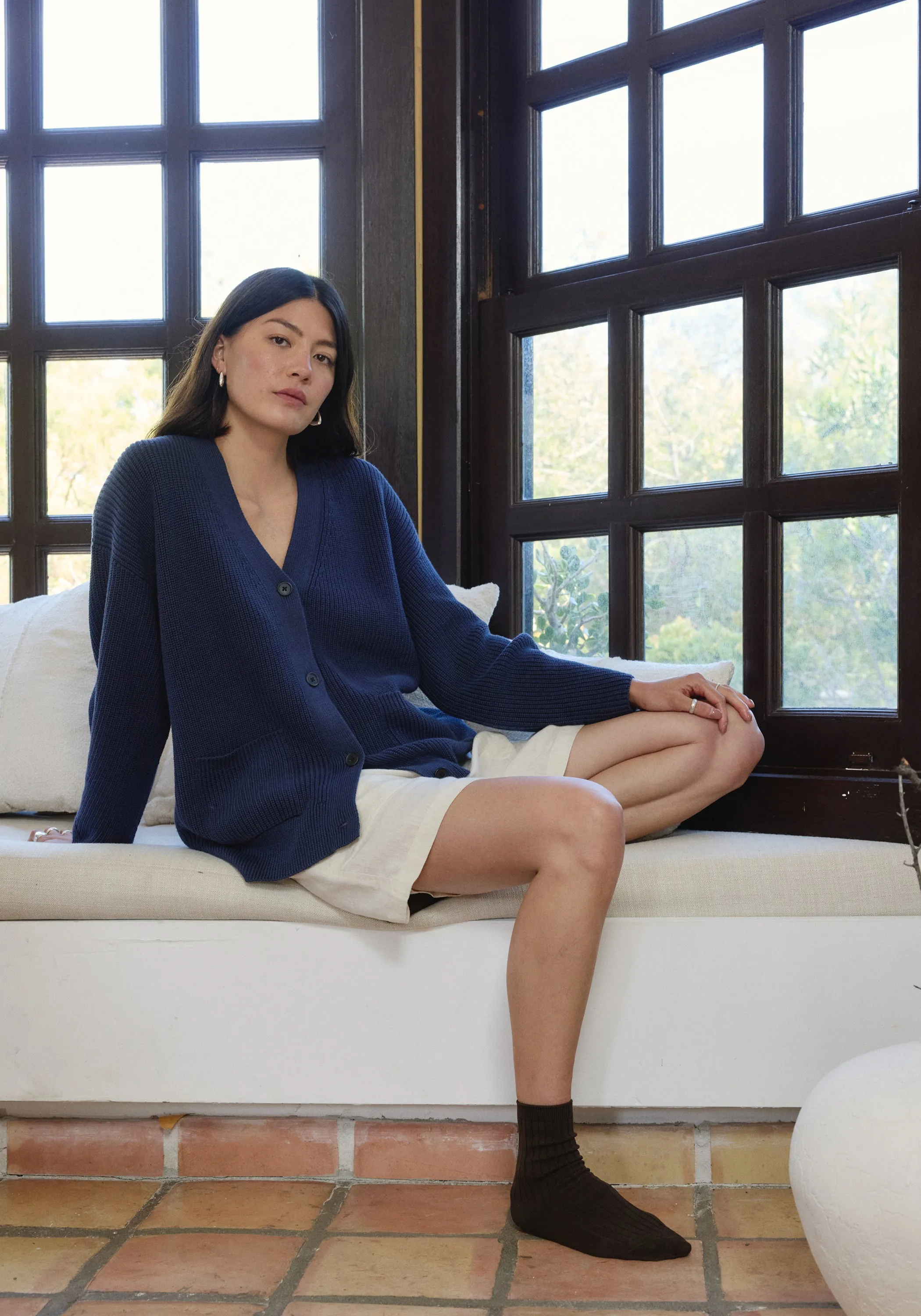 Maia Cardigan Marine sold by First Rite product image thumbnail 3