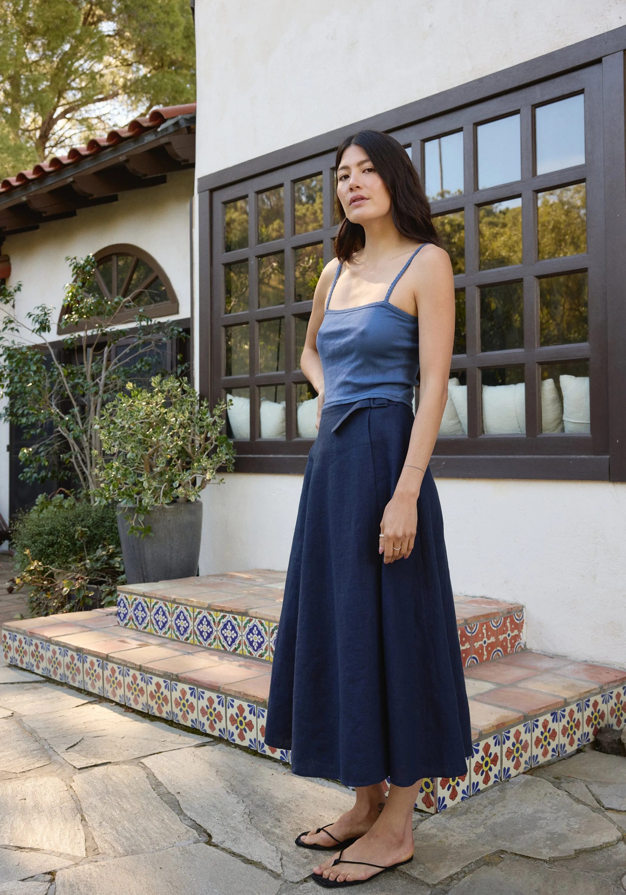 Wrap Skirt Navy sold by First Rite