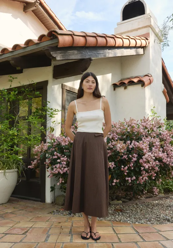 Wrap Skirt Walnut made by First Rite