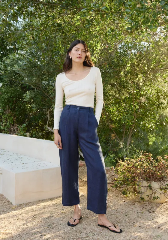 Luca Trouser Navy made by First Rite