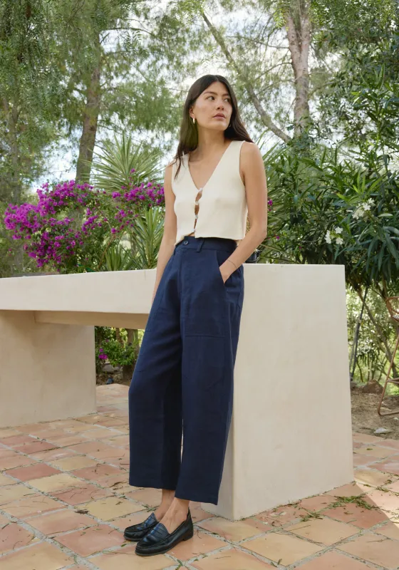 Cargo Trouser Navy made by First Rite