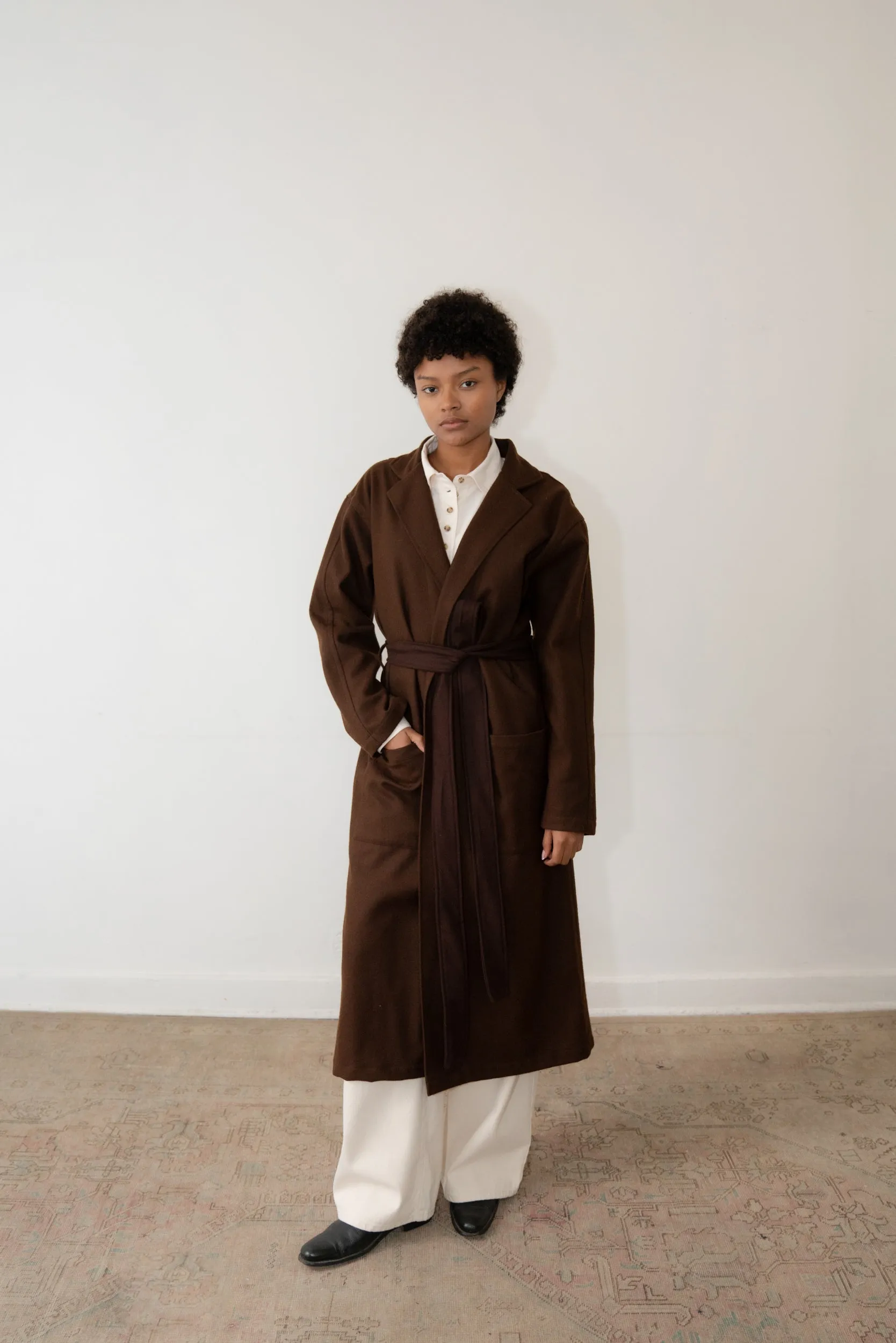 EARL Coat Belted sold by Zii Ropa