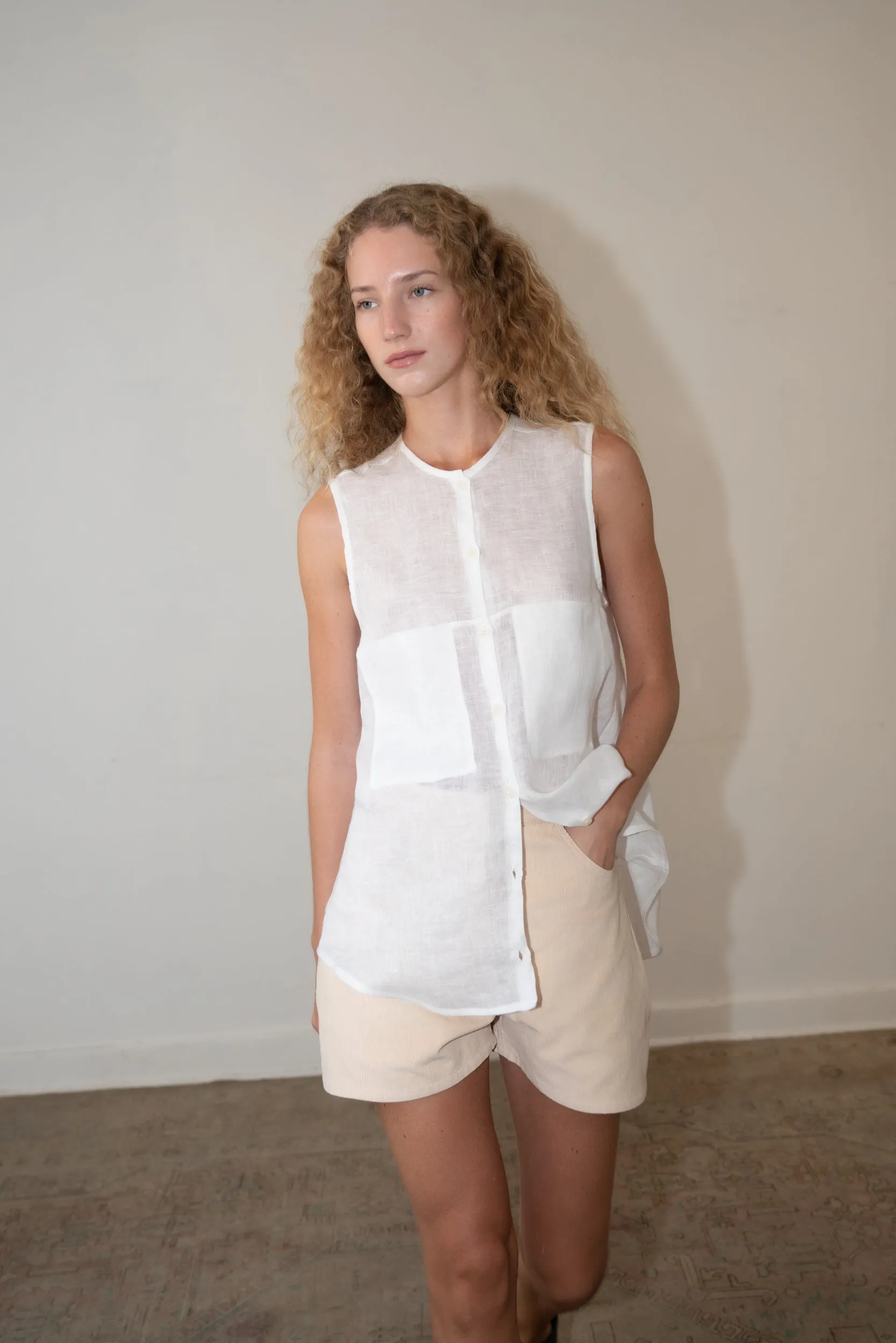 LENA Sleeveless Shirt sold by Zii Ropa