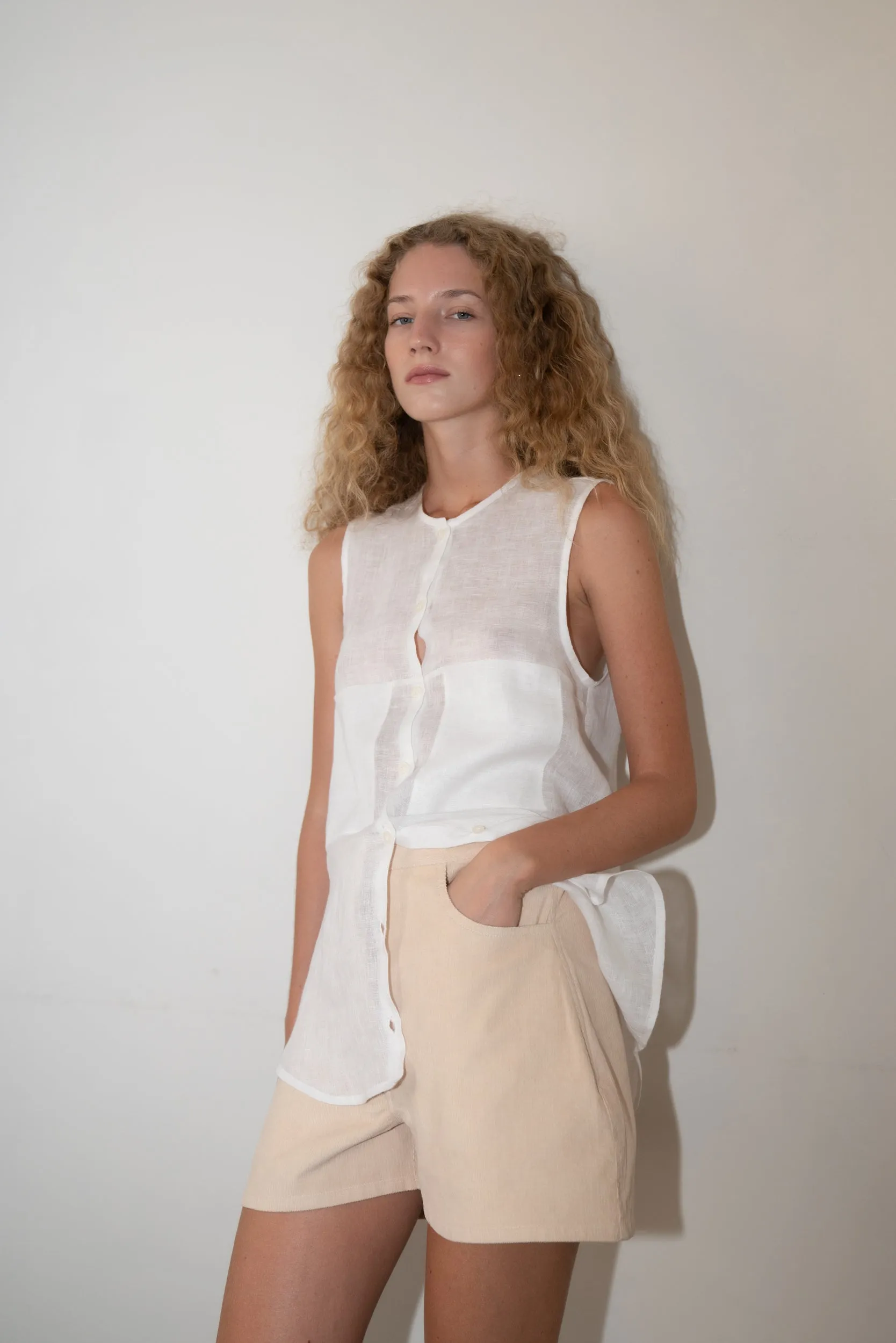 LENA Sleeveless Shirt sold by Zii Ropa product image thumbnail 4
