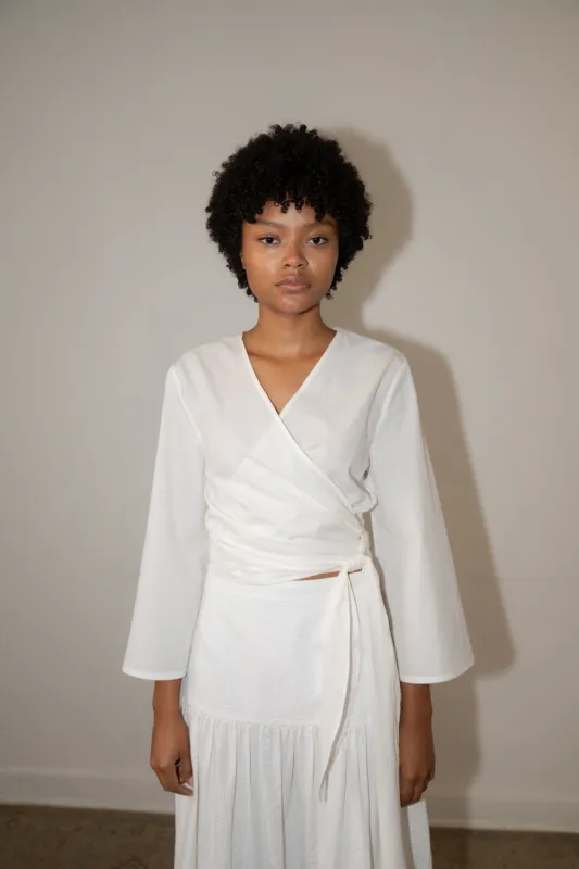 LOLA Wrap Top made by Zii Ropa