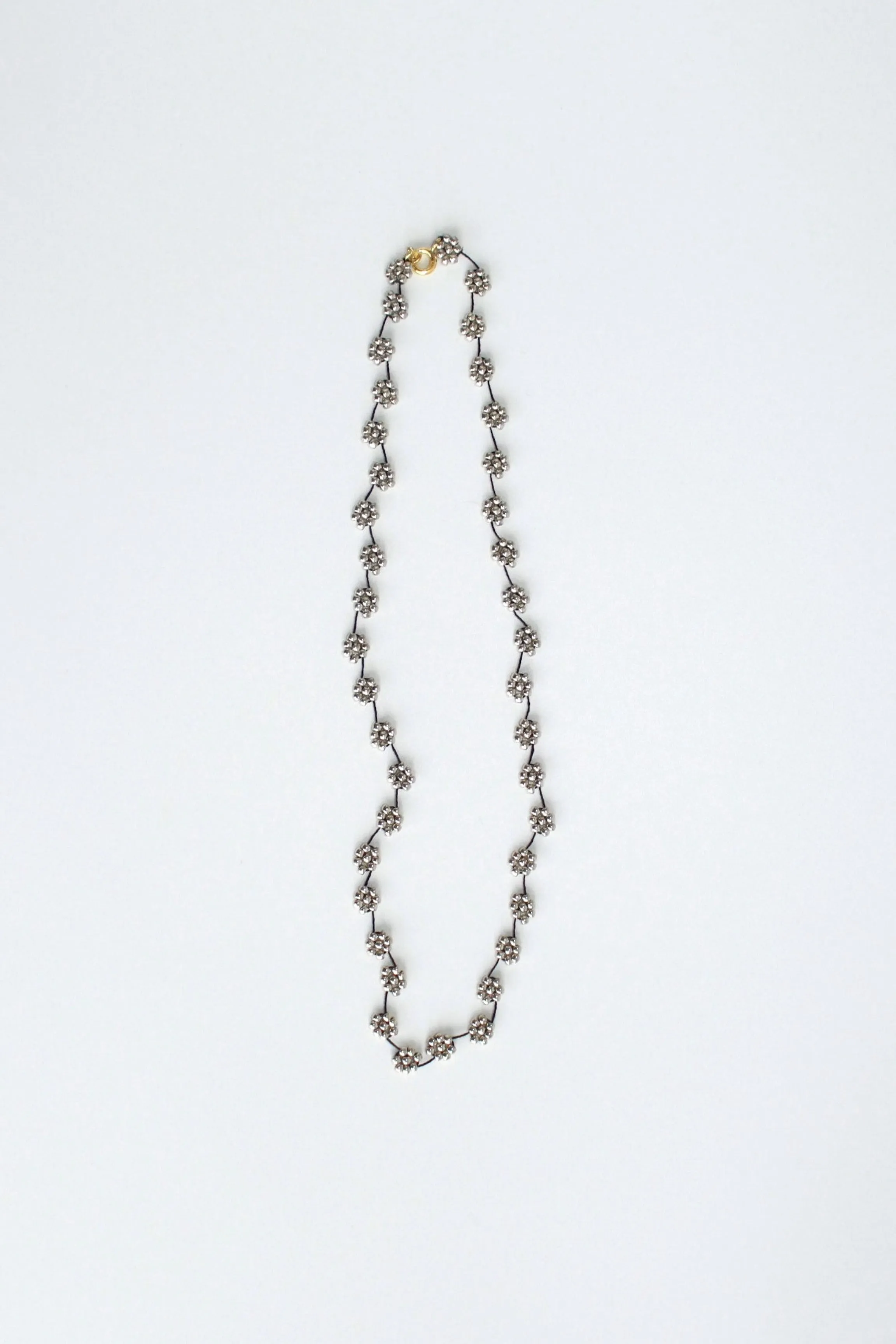 FIORI NECKLACE - SILVER BLACK sold by Labro