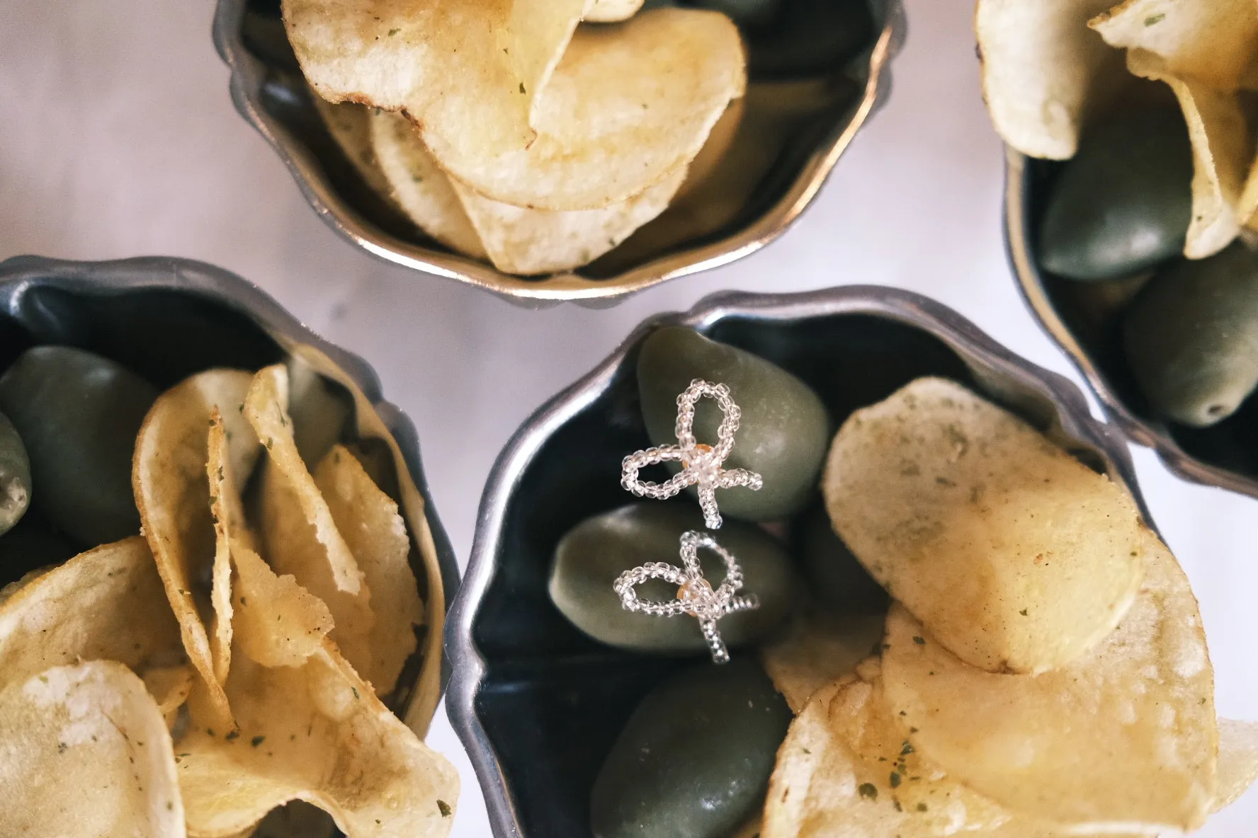 BOW EARRINGS PICCOLO - SILVER sold by Labro product image thumbnail 3