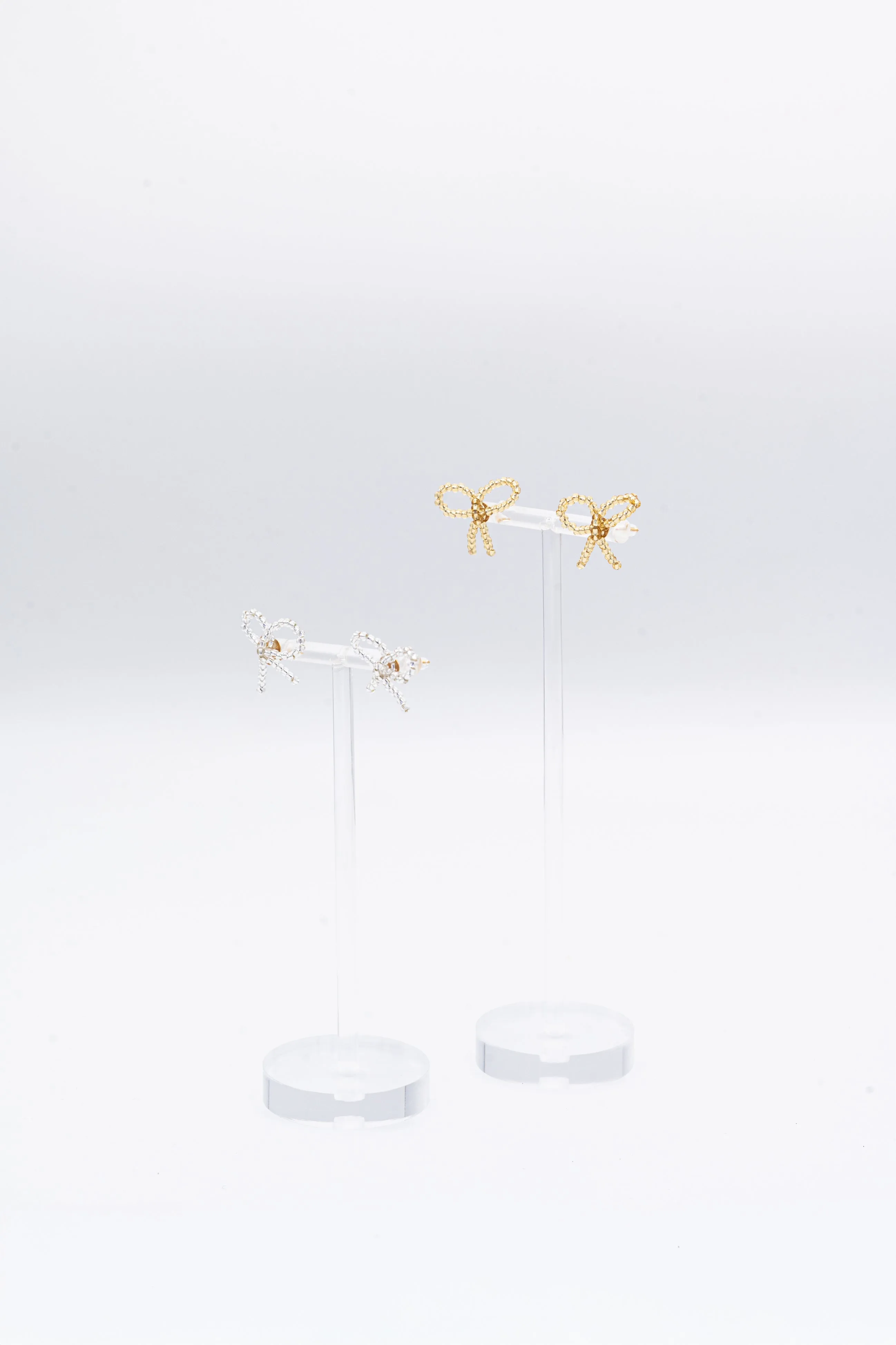 BOW EARRINGS PICCOLO - SILVER sold by Labro product image thumbnail 5