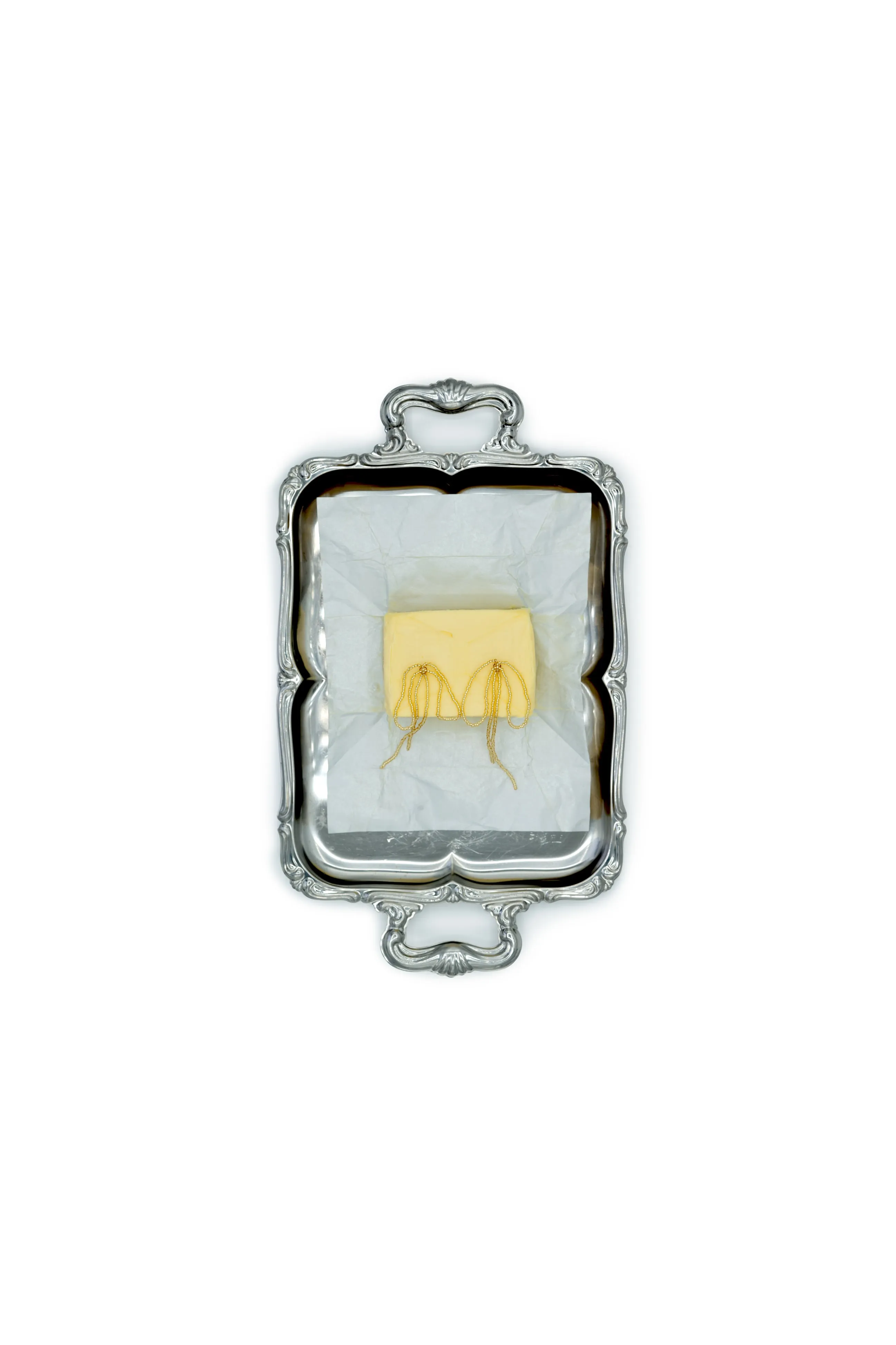 BOW EARRINGS GRANDE - GOLD sold by Labro product image thumbnail 3