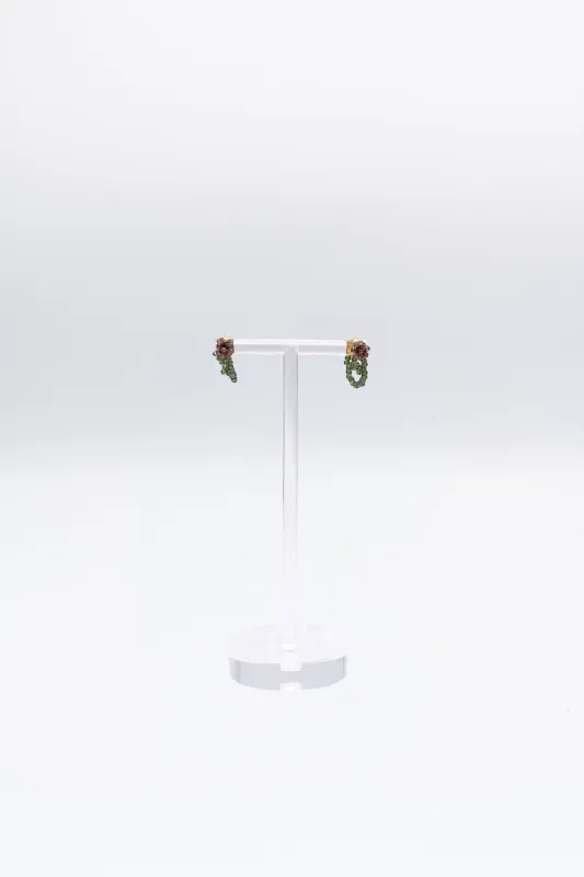 FIORI FULL FLOWER EARRINGS - ARTICHOKE sold by Labro