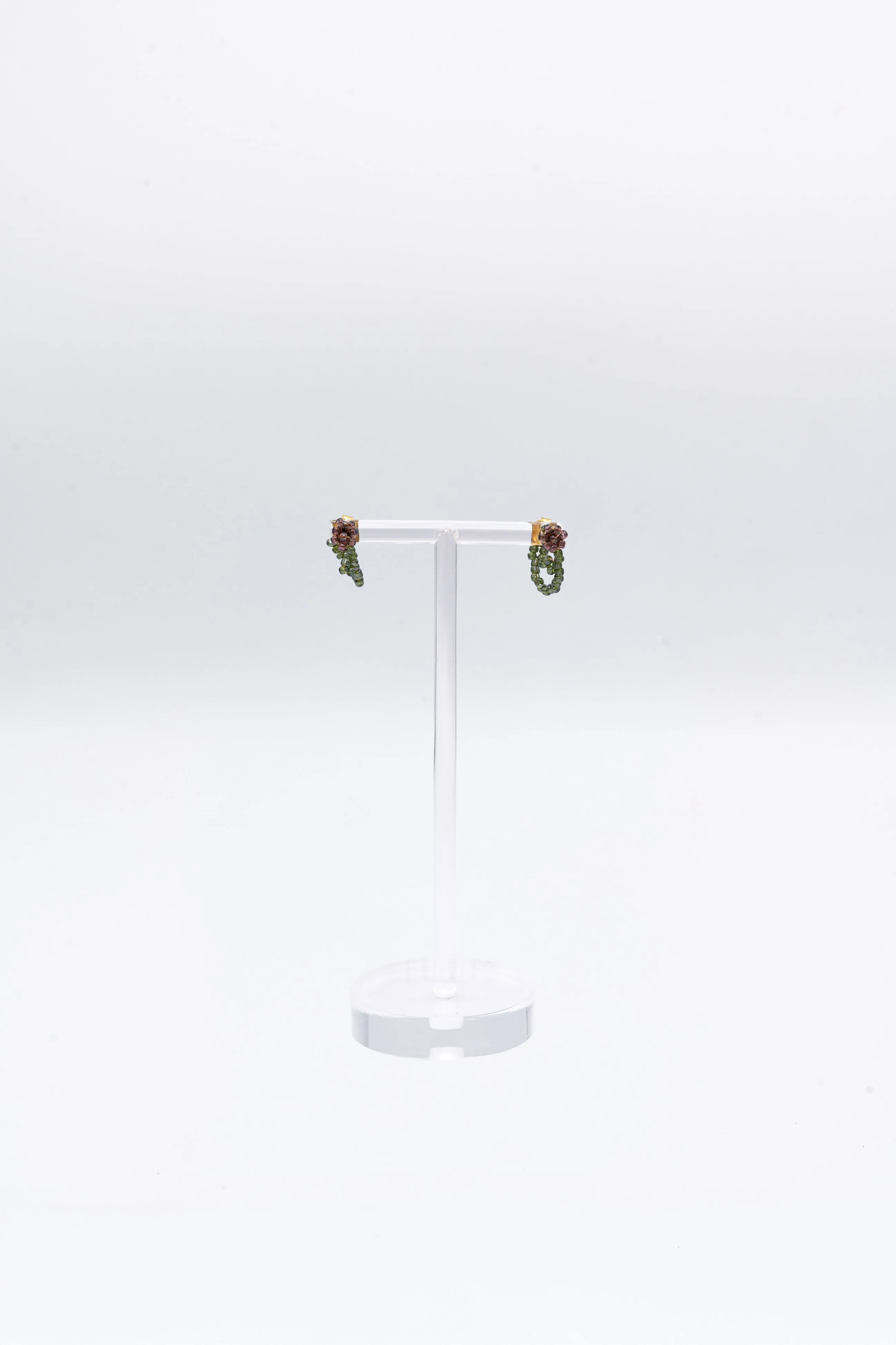 FIORI FULL FLOWER EARRINGS - ARTICHOKE sold by Labro