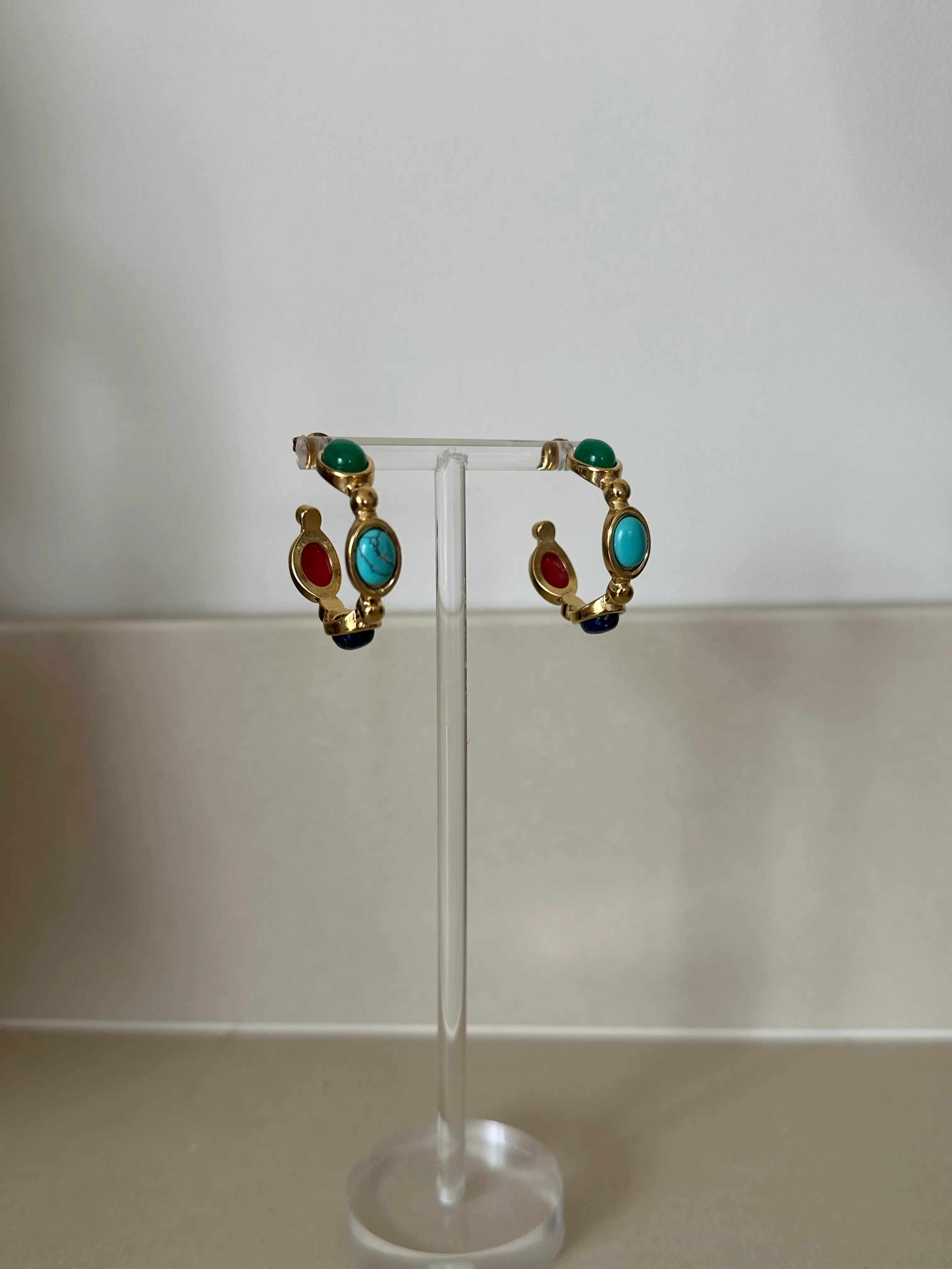 MIXED COLOURS EARRINGS sold by Labro product image thumbnail 2