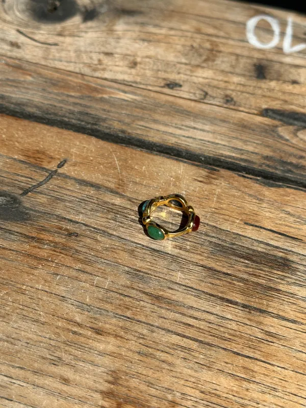 MIXED COLOURS RING made by Labro